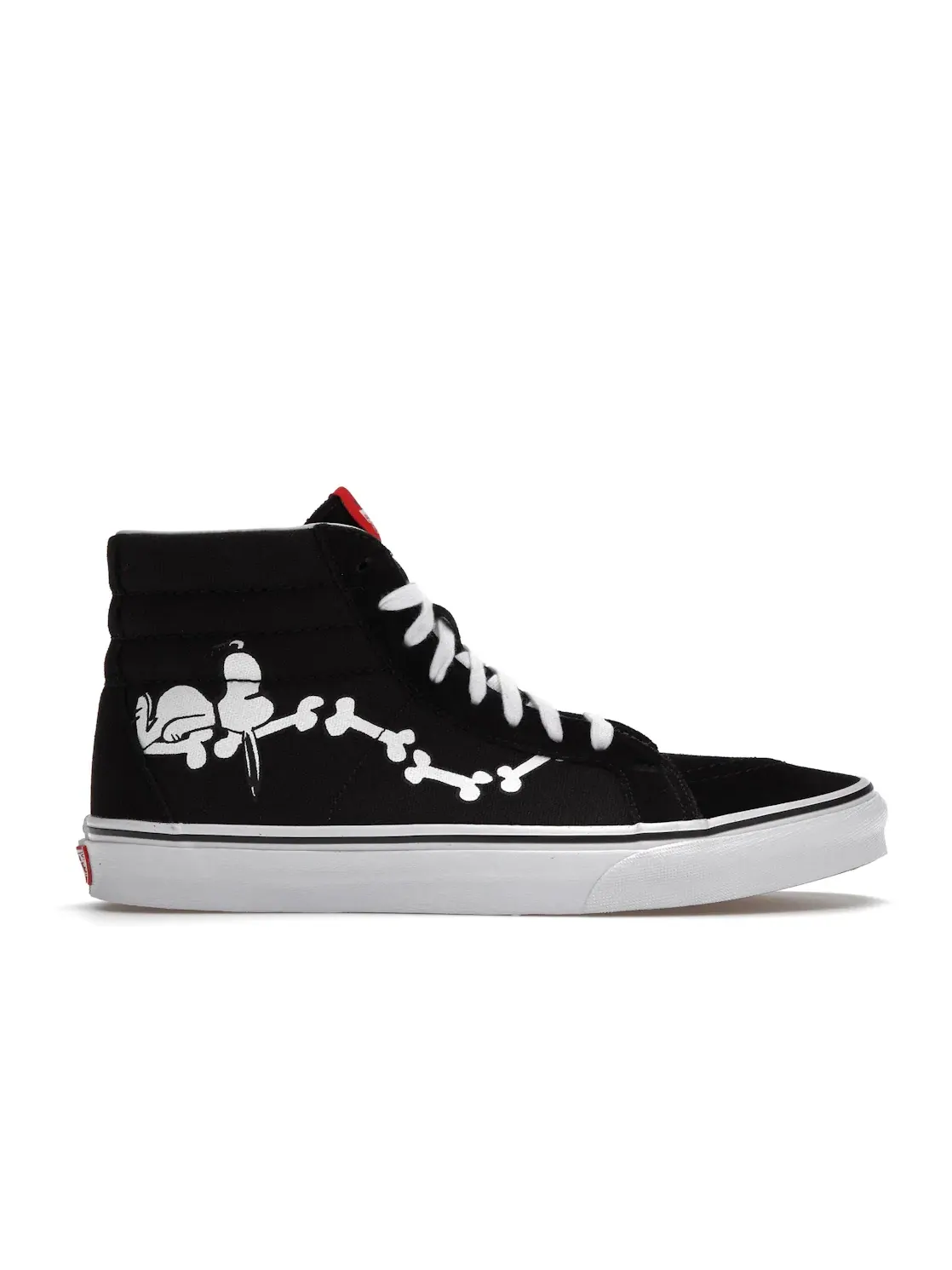 Мужские кроссовки высокие с принтом Vans Sk8-Hi Re-Issue — изображение 1 из 4, черный