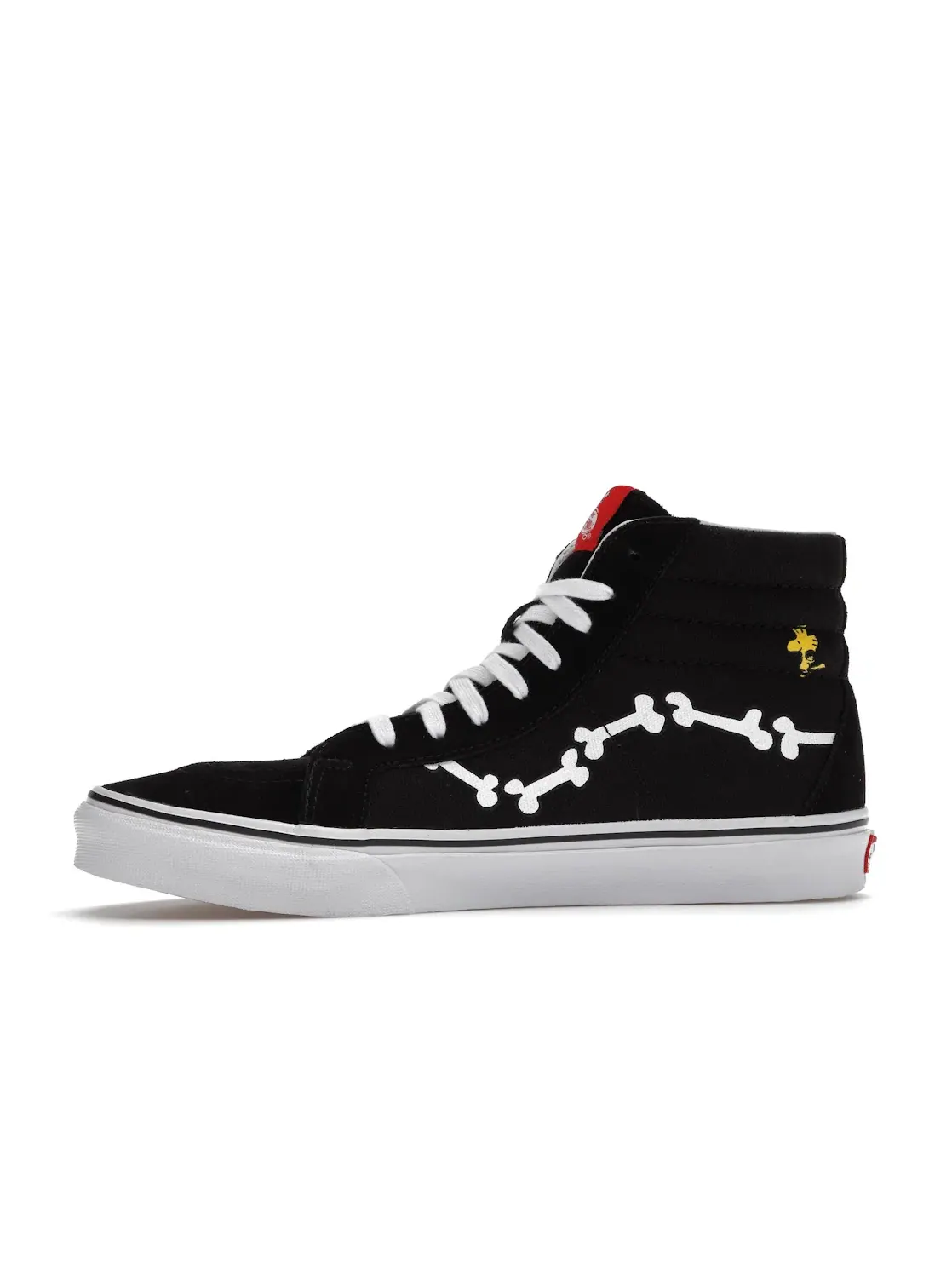 Мужские кроссовки высокие с принтом Vans Sk8-Hi Re-Issue — изображение 3 из 4, черный