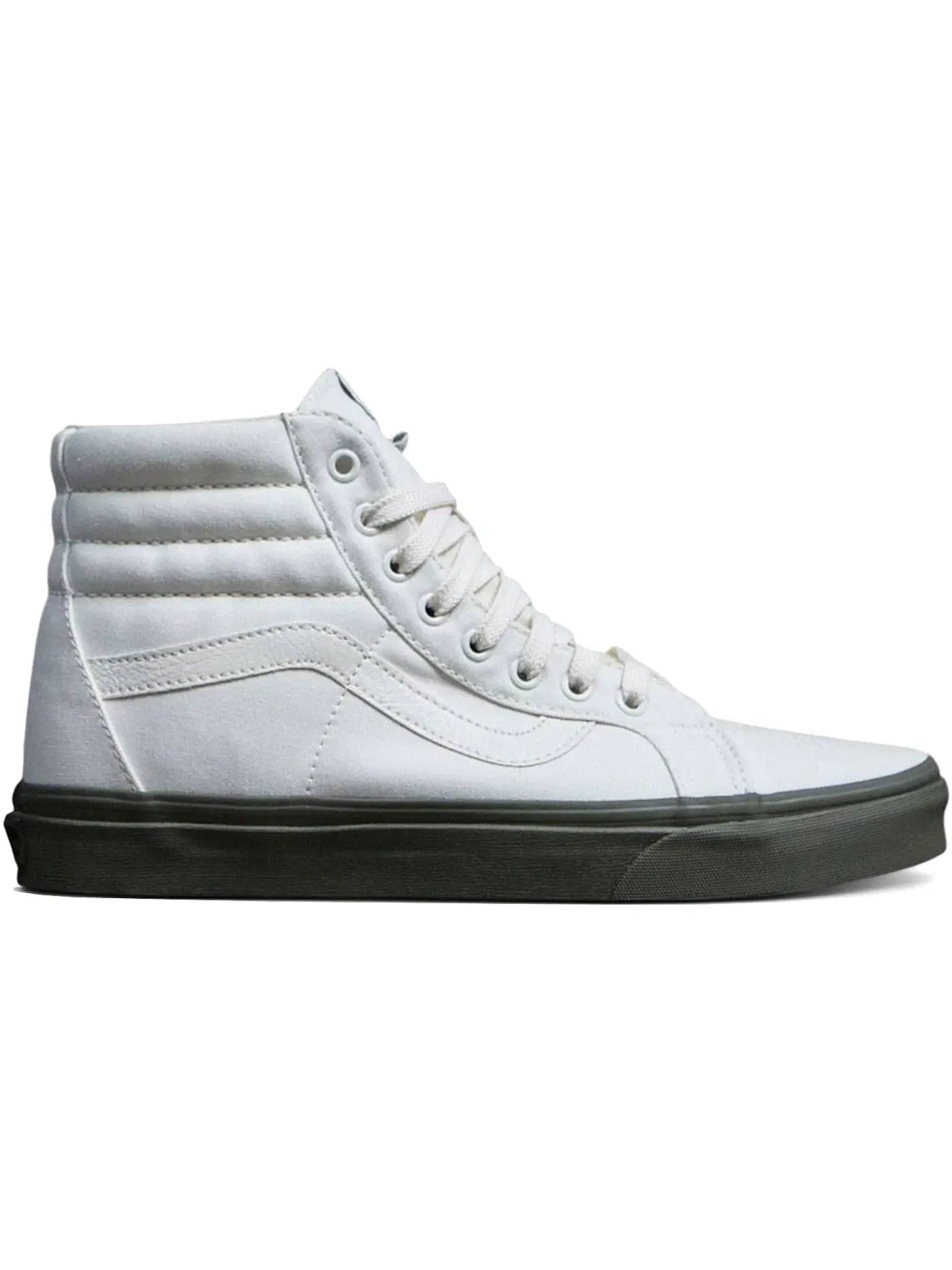 Мужские кроссовки кожаные Vans Sk8-Hi Re-Issue Premium Leather — изображение 1 из 1, белый зеленый
