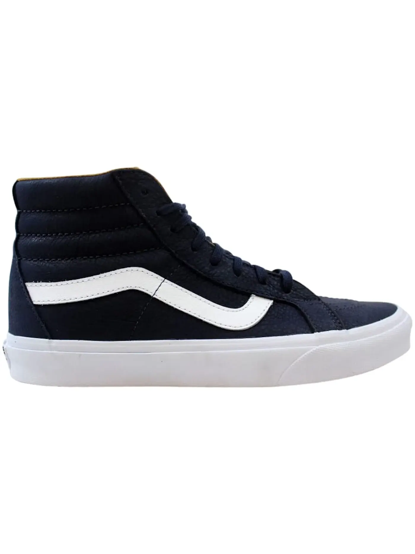 Мужские кроссовки с высоким верхом Vans Sk8-Hi Reissue Premium Leather — изображение 1 из 1, темно-синий/белый