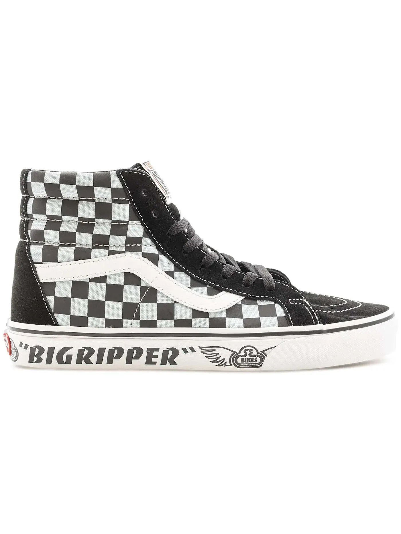 Кроссовки унисекс с принтом Vans Sk8-Hi Reissue — изображение 1 из 1, черный