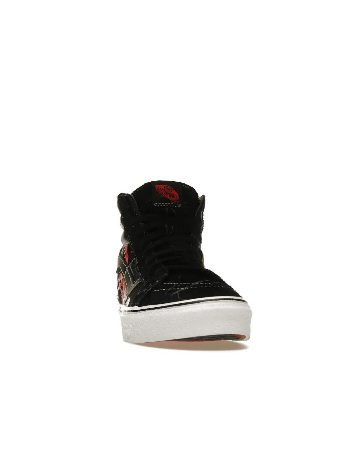Мужские кроссовки высокие с принтом Vans Sk8-Hi Reissue — изображение 2 из 4, черный/красный