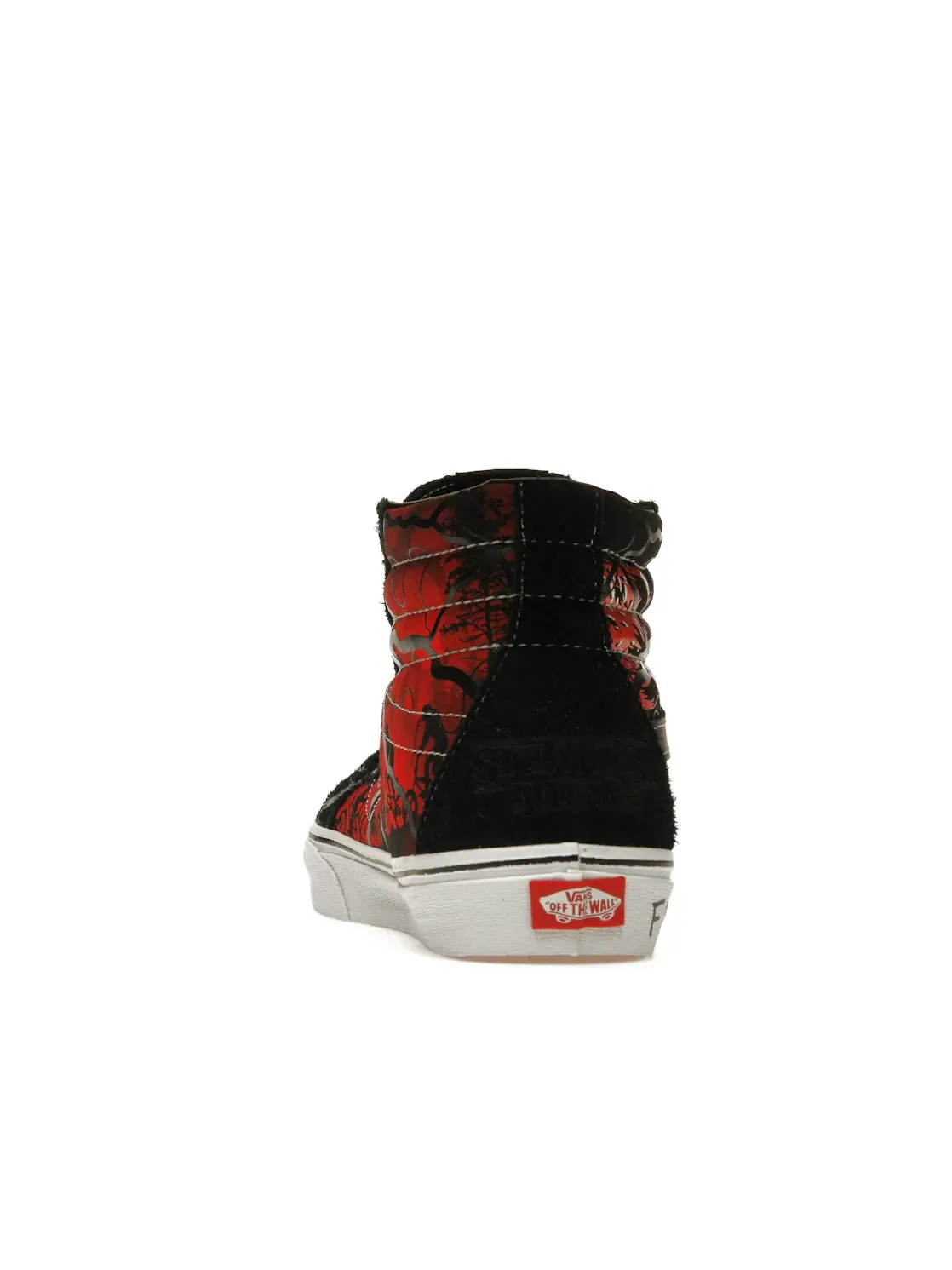 Мужские кроссовки высокие с принтом Vans Sk8-Hi Reissue — изображение 4 из 4, черный/красный