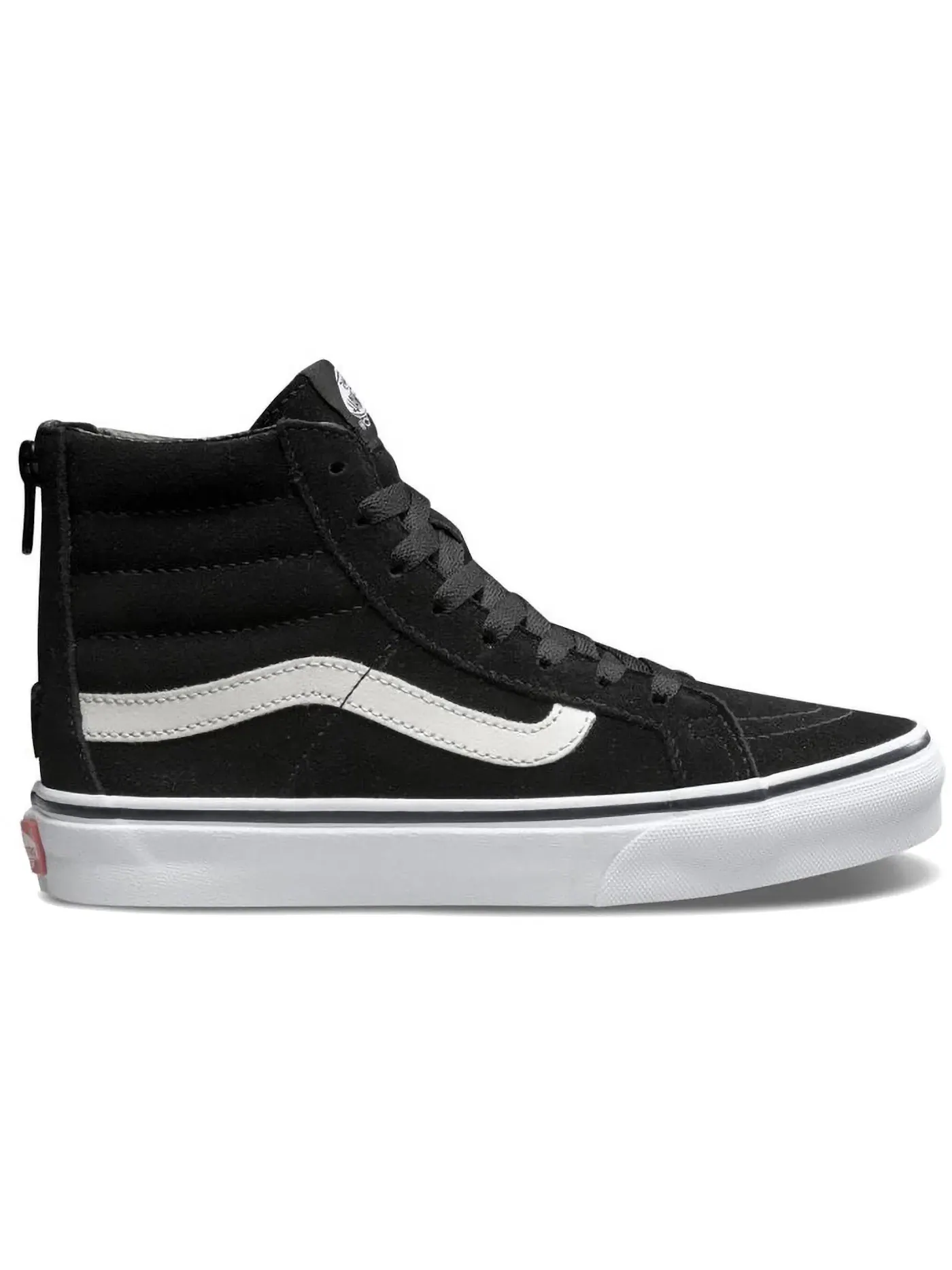 Мужские кроссовки с высоким берцем Vans SK8-Hi Slim Zip — изображение 1 из 1, черный