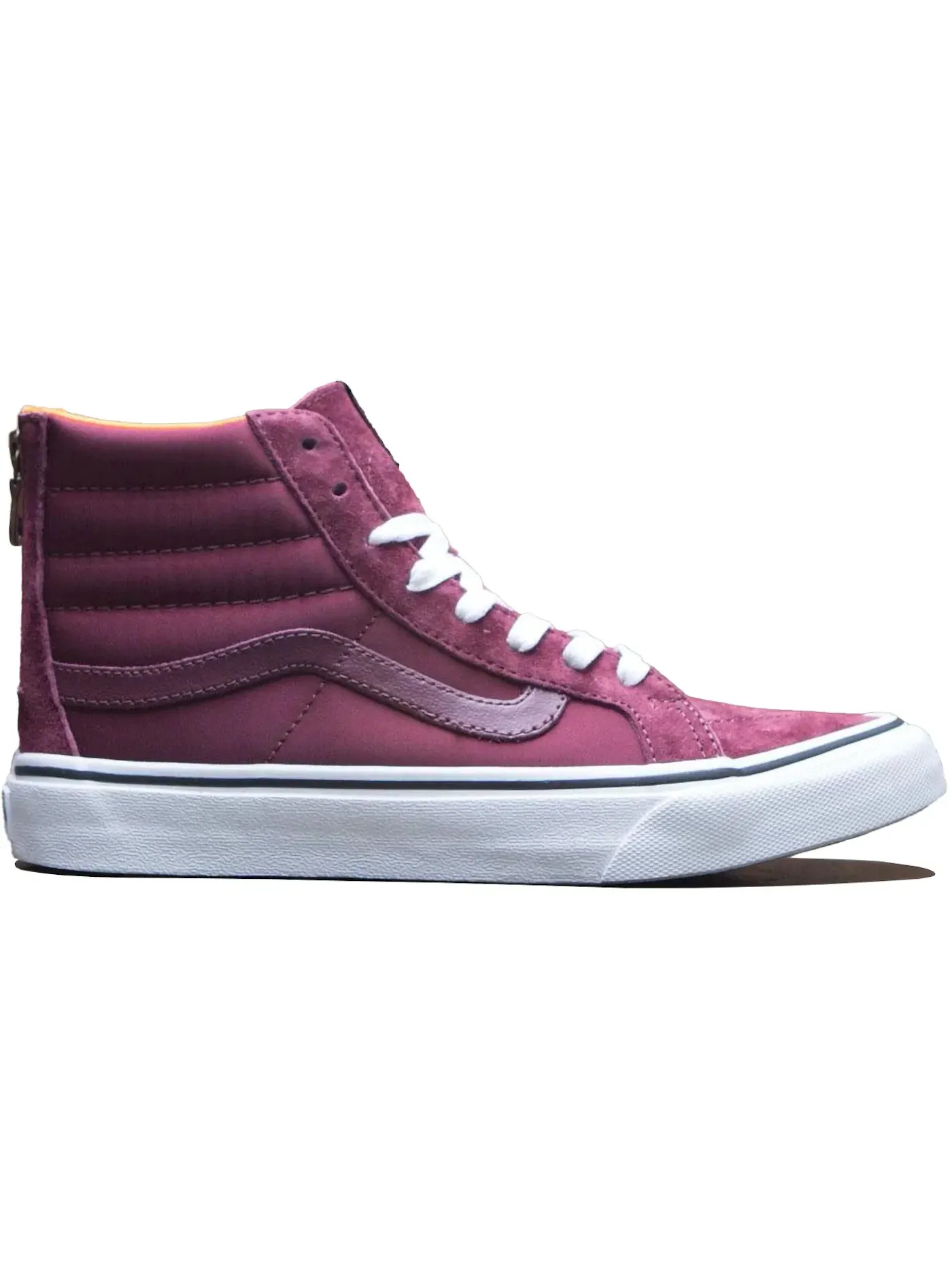 Мужские кроссовки на молнии Vans SK8-Hi Slim Zip — изображение 1 из 1, бордовый