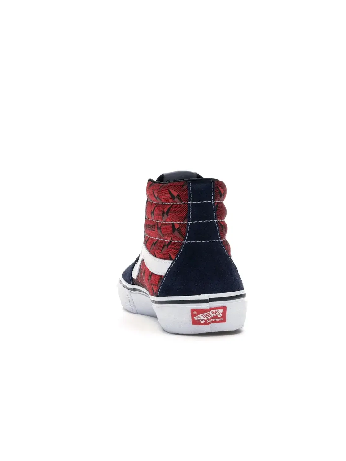 Мужские кроссовки высокие с принтом Vans Sk8-Hi — изображение 4 из 4, темно-синий/красный