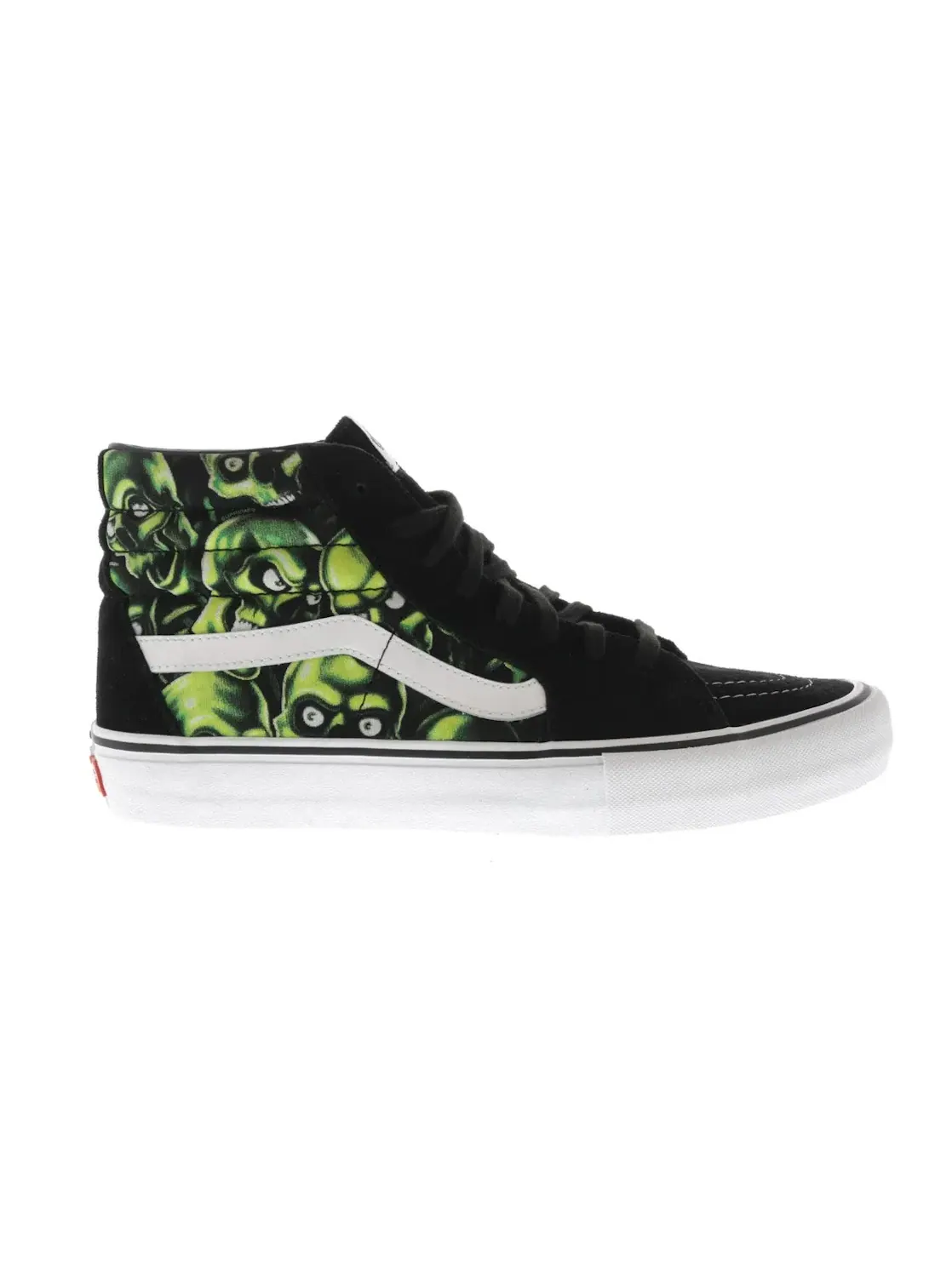Мужские кроссовки с принтом Vans Sk8-Hi Supreme Skull Pile Vans — изображение 1 из 4, черный/зеленый