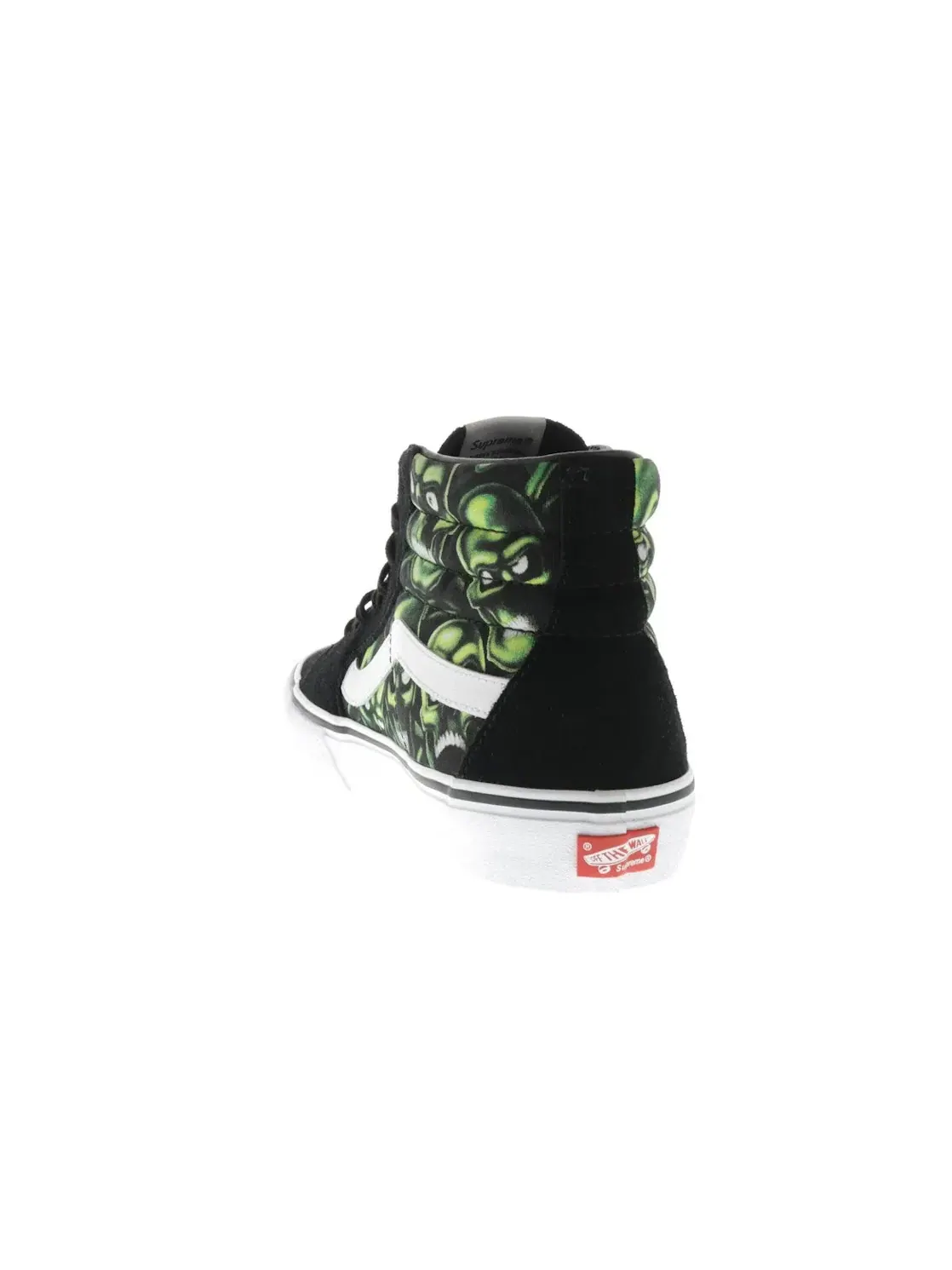 Мужские кроссовки с принтом Vans Sk8-Hi Supreme Skull Pile Vans — изображение 4 из 4, черный/зеленый