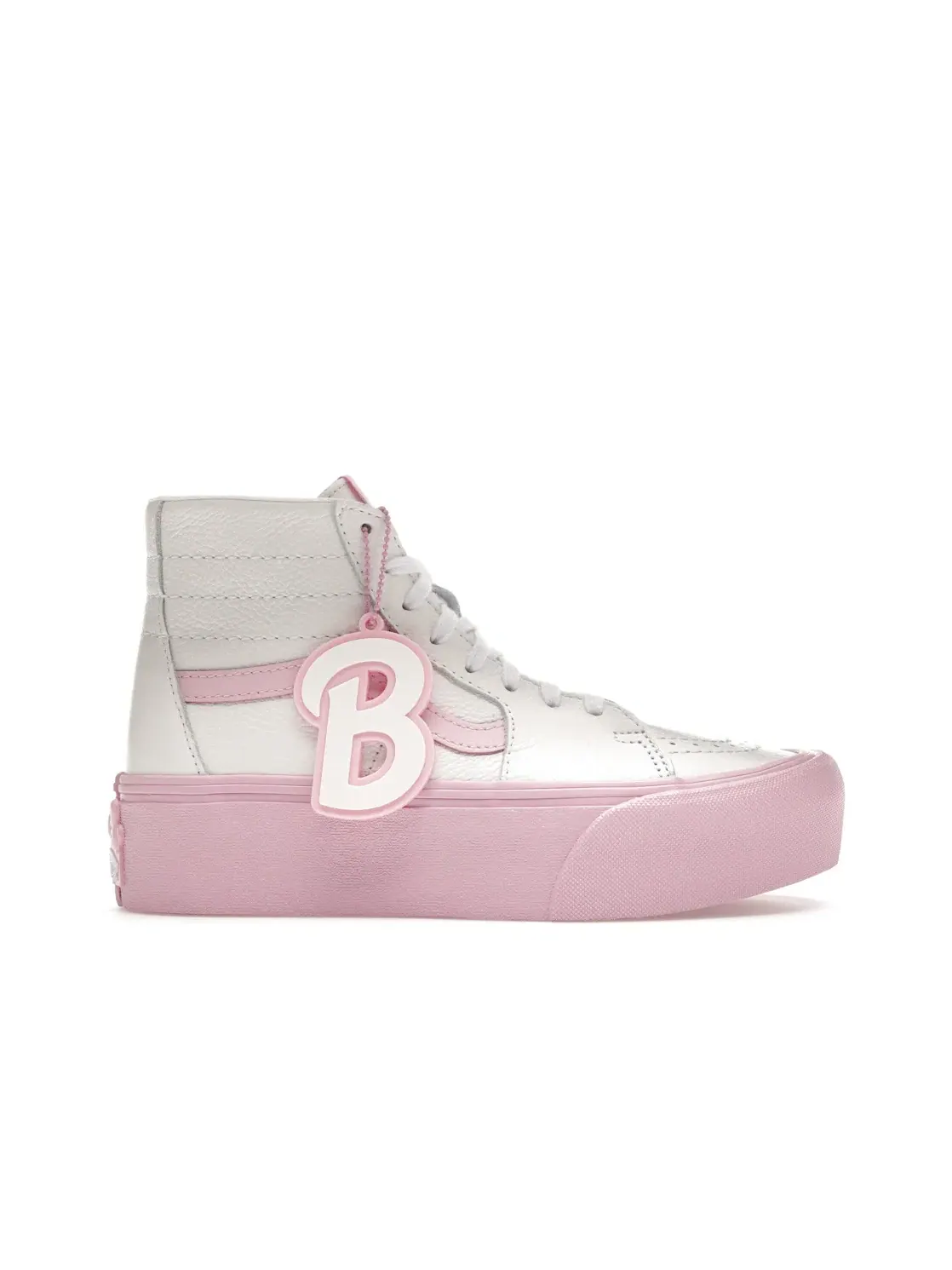 Кроссовки lifestyle с утолщенной подошвой Vans Sk8-Hi Tapered Stackform — изображение 1 из 4, белый/светлый розовый
