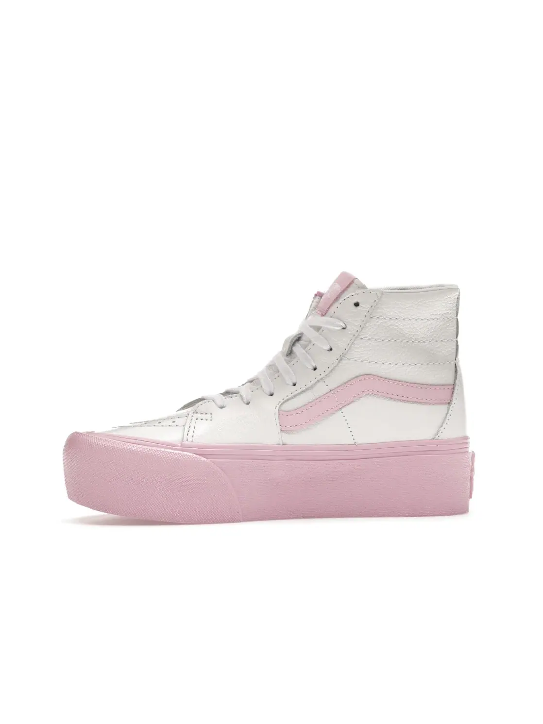 Кроссовки lifestyle с утолщенной подошвой Vans Sk8-Hi Tapered Stackform — изображение 3 из 4, белый/светлый розовый