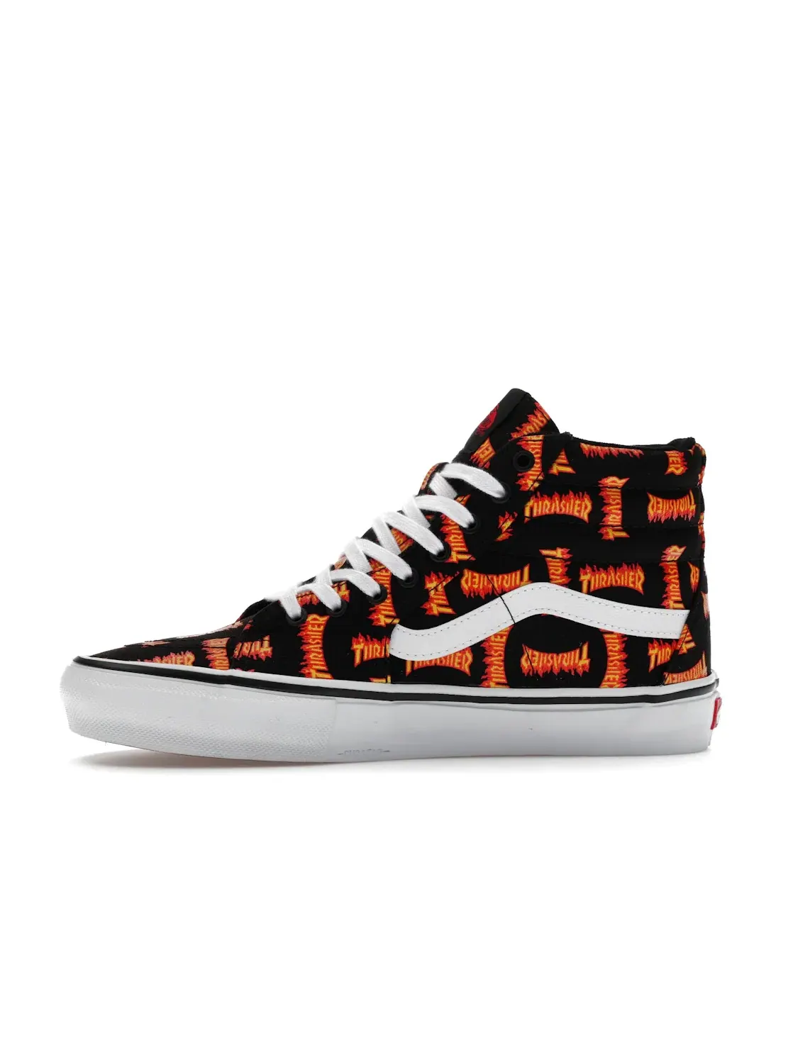 Мужские кроссовки с принтом Vans Sk8-Hi Thrasher Allover Logo Vans — изображение 3 из 4, черный мульти
