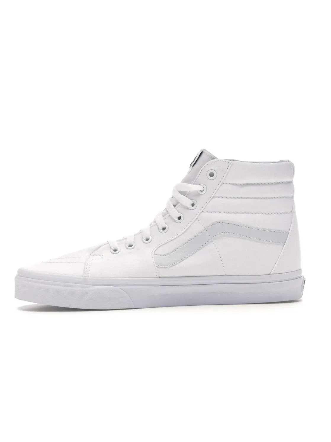 Мужские кроссовки кожаные Vans Sk8-Hi — изображение 3 из 4, белый белый