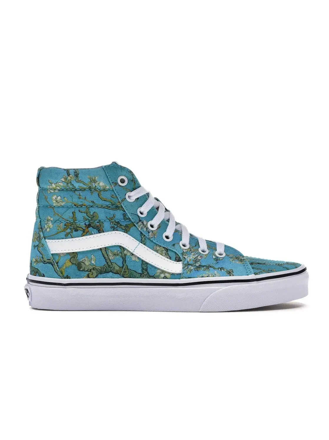 Женские кроссовки с принтом Vans Sk8-Hi Van Gogh Almond Blossom — изображение 1 из 4, белый