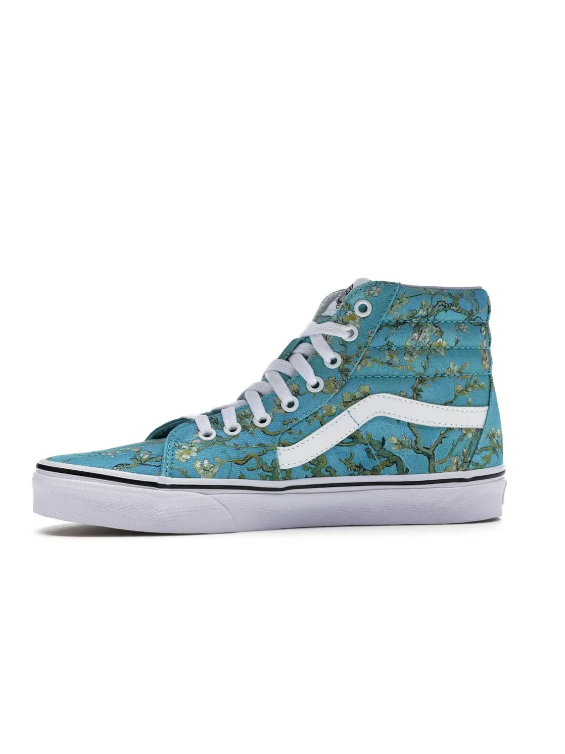 Женские кроссовки с принтом Vans Sk8-Hi Van Gogh Almond Blossom — изображение 3 из 4, белый