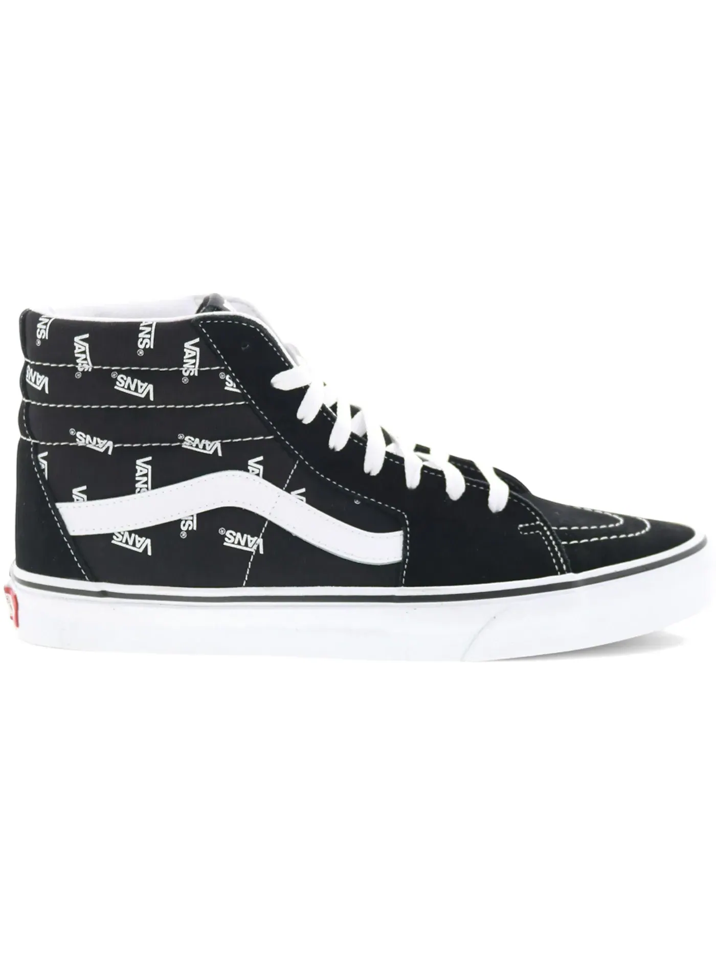 Мужские кроссовки с принтом Vans Sk8-Hi Vans — изображение 1 из 1, черный/белый