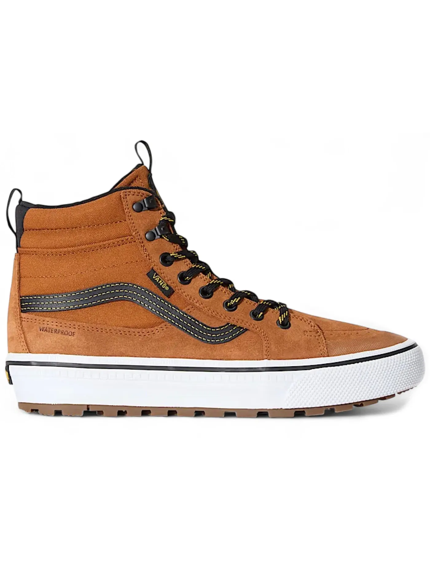Мужские кеды Lifestyle с водонепроницаемым верхом Vans Sk8-Hi Waterproof — изображение 1 из 1, коричневый