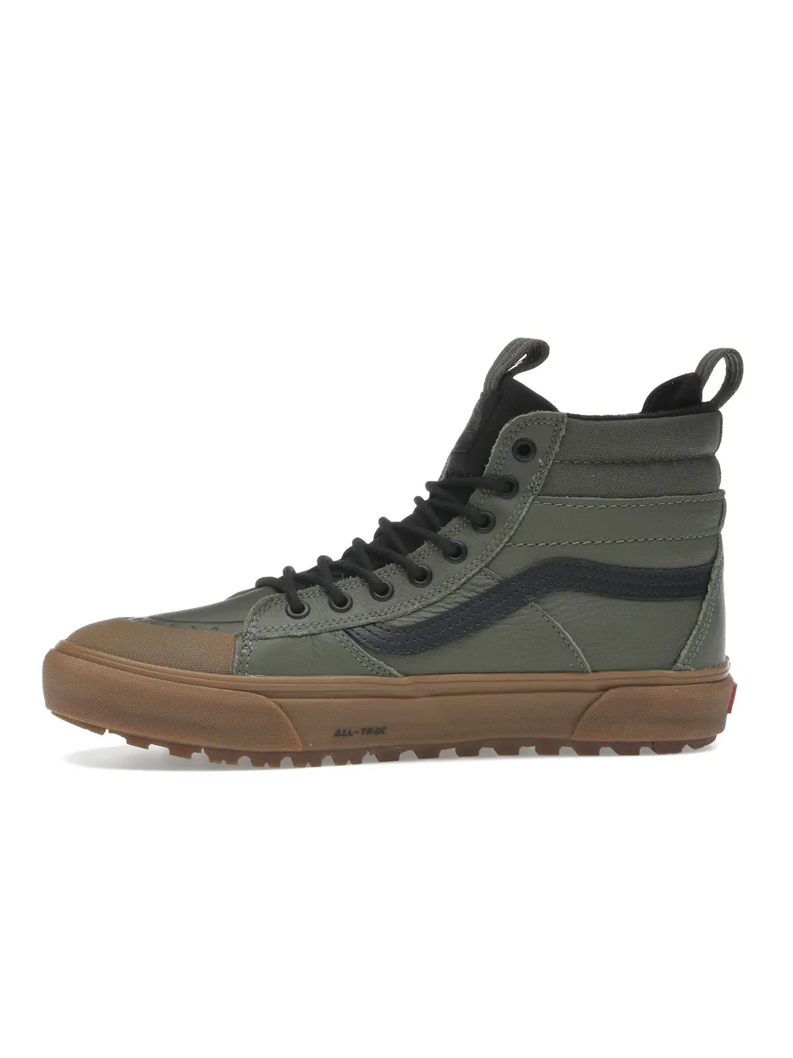 Мужские кроссовки высокие водонепроницаемые Vans Sk8-Hi Waterproof MTE Vans — изображение 3 из 4, зеленый/коричневый