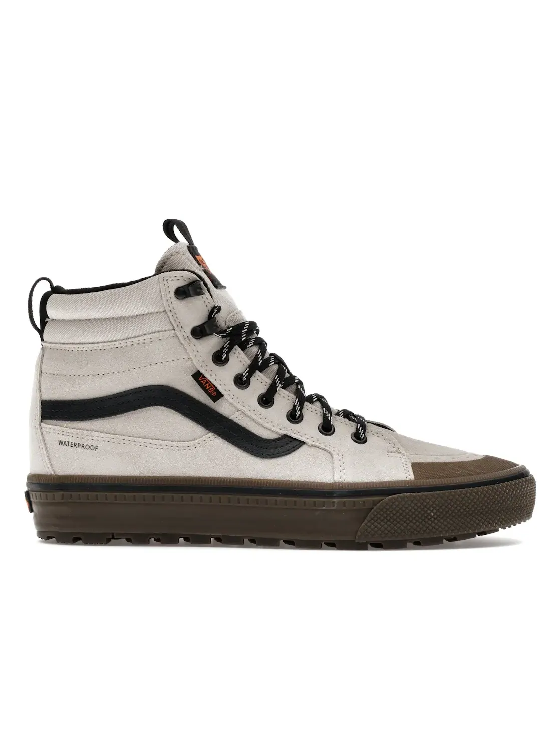 Мужские кроссовки Lifestyle с водонепроницаемым верхом Vans Sk8-Hi Waterproof — изображение 1 из 4, бежевый/черный