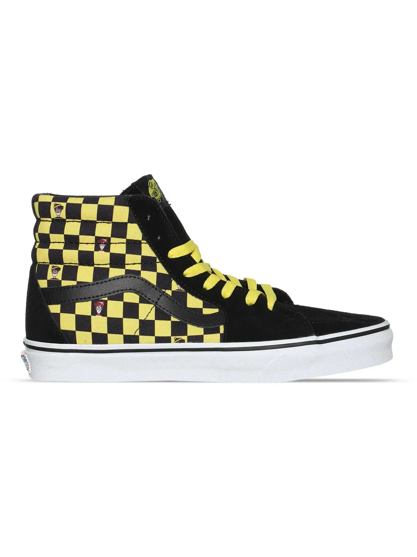 Мужские кроссовки высокие с принтом Vans Sk8-Hi, Odlaw Checkerboard — изображение 1 из 1