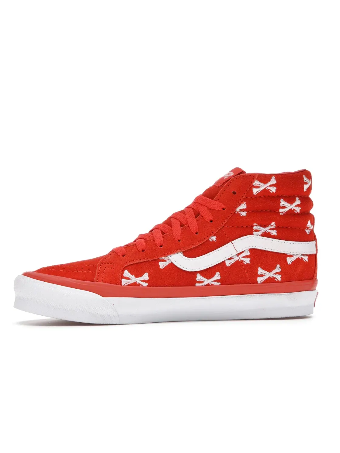 Мужские кроссовки Lifestyle Vans Sk8-Hi — изображение 3 из 4, оранжевый-белый