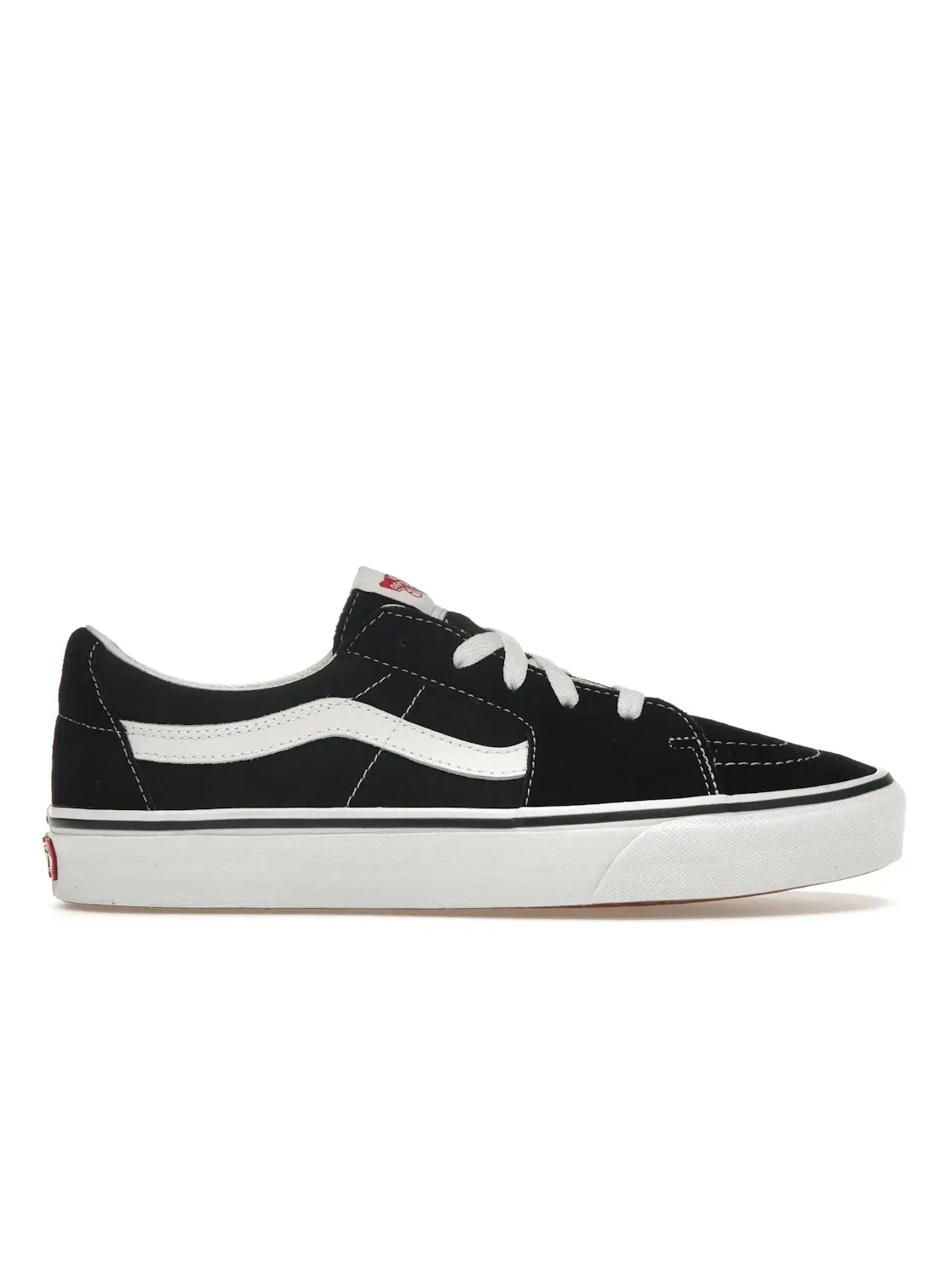 Мужские кроссовки на шнуровке Vans Sk8-Low — изображение 1 из 4, черный/белый
