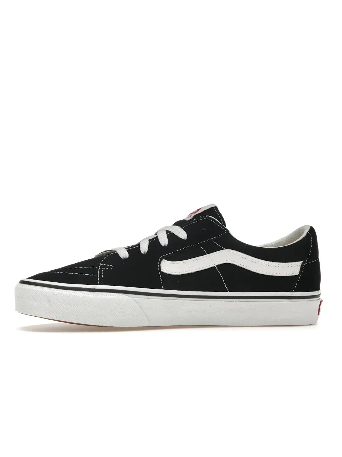 Мужские кроссовки на шнуровке Vans Sk8-Low — изображение 3 из 4, черный/белый