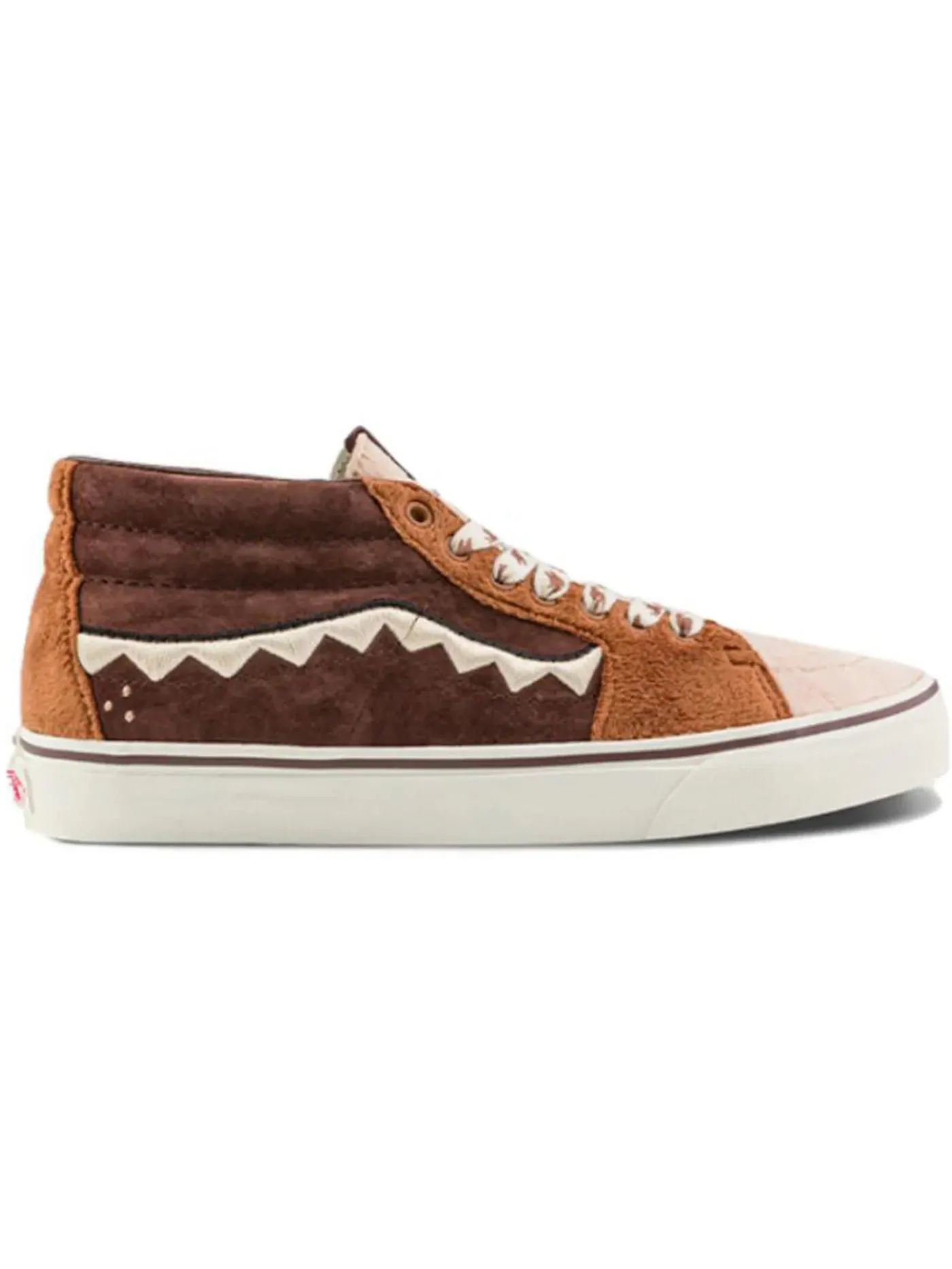 Мужские кроссовки Lifestyle Vans Sk8-Mid Labubu The Monsters — изображение 1 из 1, коричневый бежевый