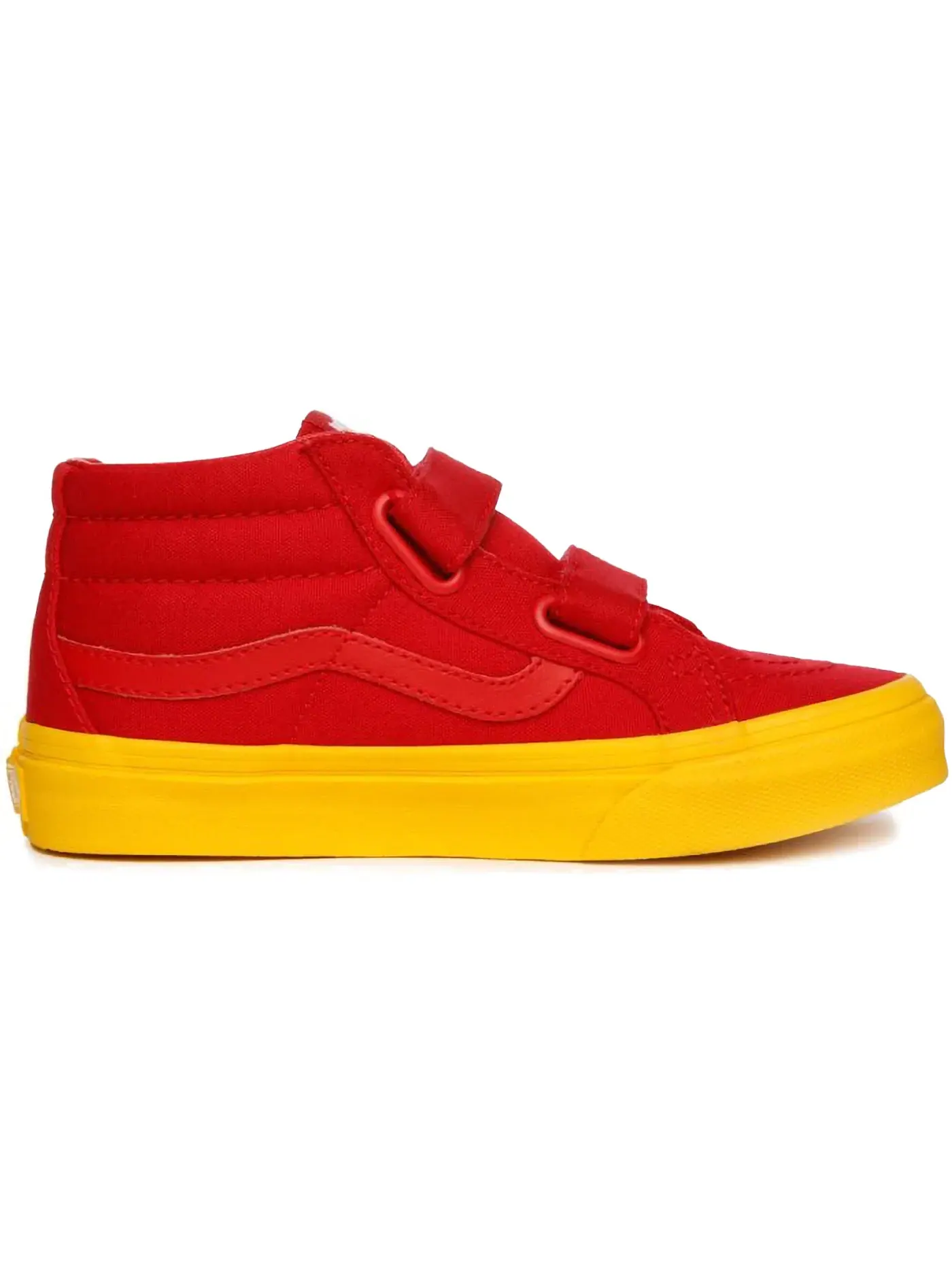 Детские кроссовки Lifestyle Vans SK8-Mid Reissue V — изображение 1 из 1, красный/золотистый