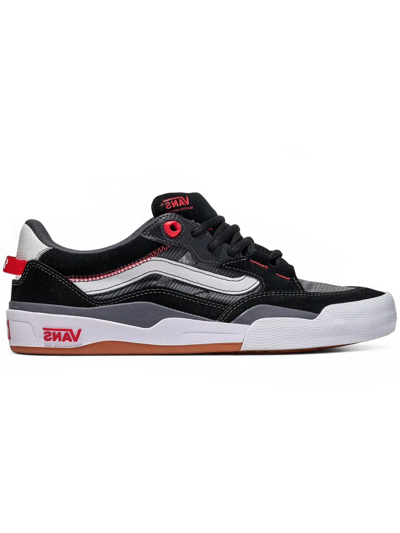 Мужские кроссовки для скейтбординга Vans Skate 2 Wayvee — изображение 1 из 1, черный/белый/красный
