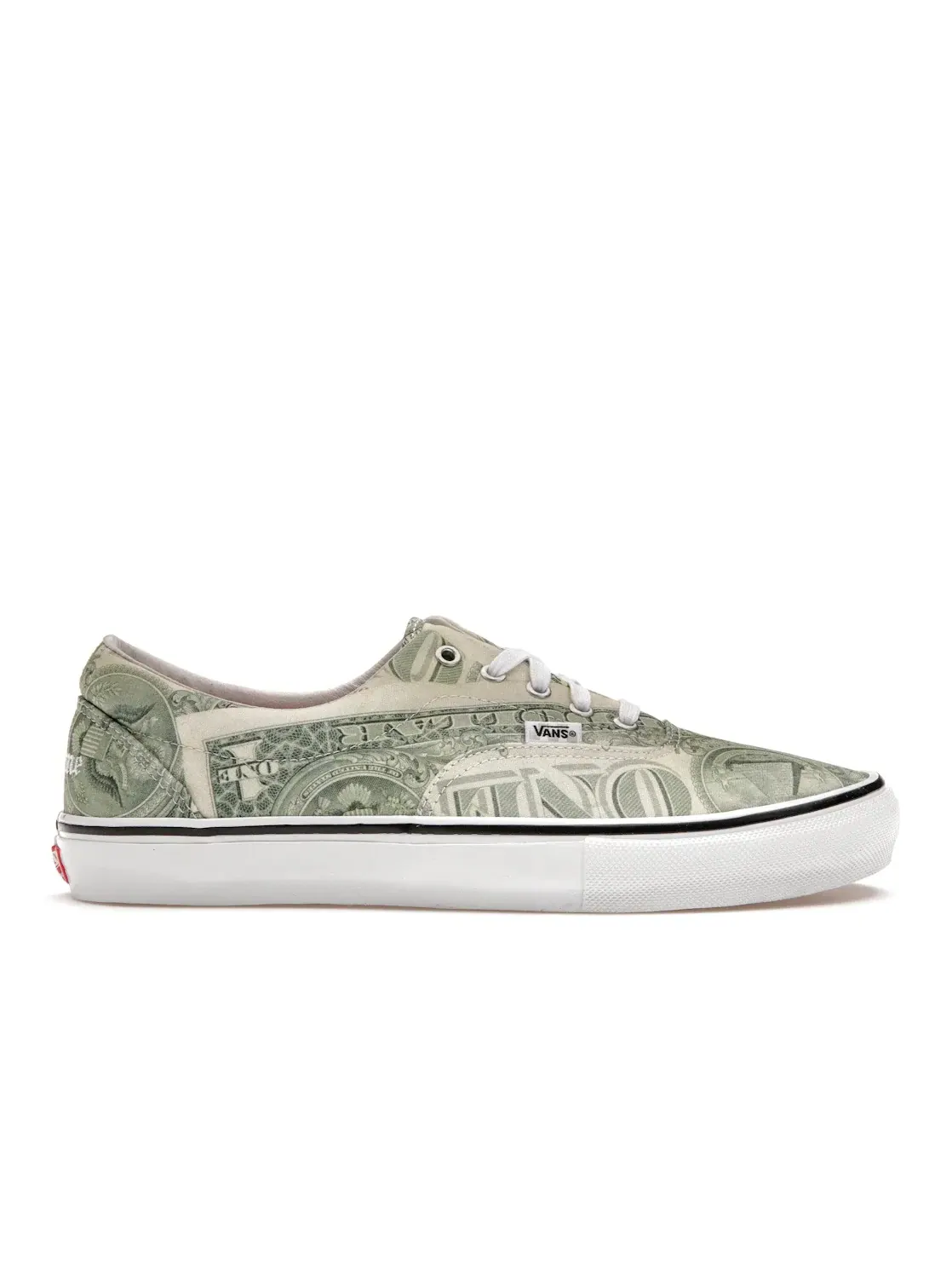 Мужские кроссовки Supreme Dollar Vans — изображение 1 из 4, зеленый белый
