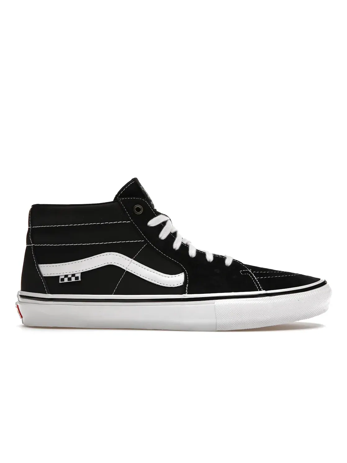Мужские кроссовки с высоким верхом Vans Skate Grosso Mid — изображение 1 из 4, черный/белый