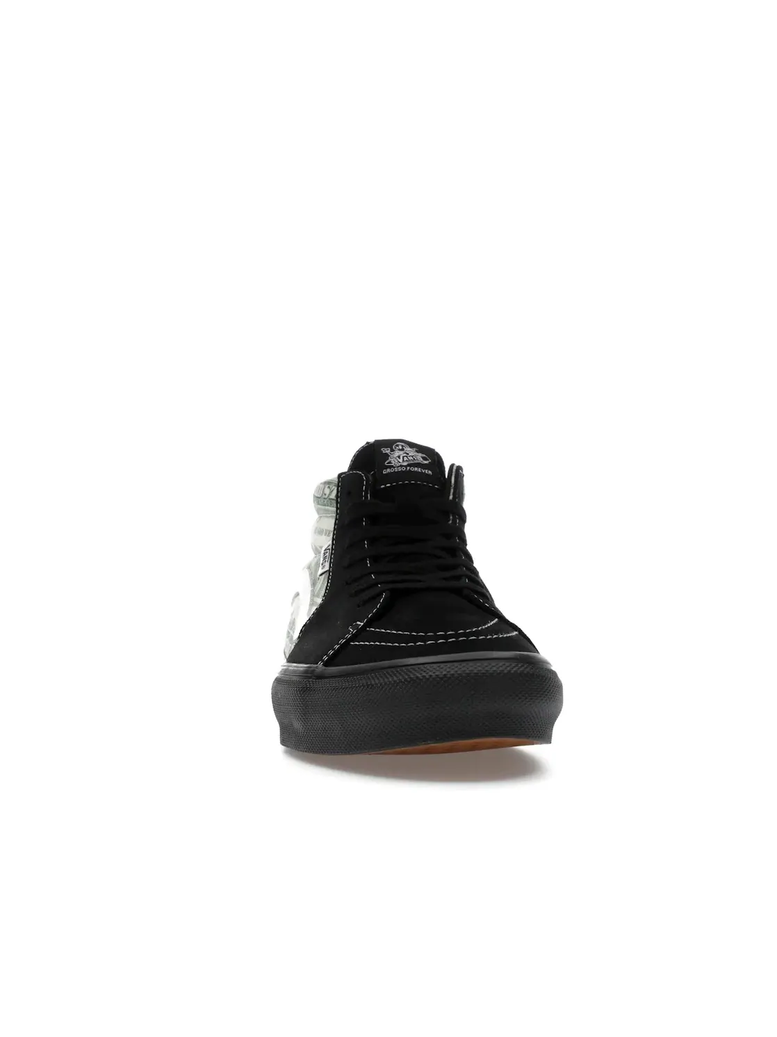 Мужские кроссовки с высоким берцем Vans Skate Grosso Mid Vans — изображение 2 из 4, черный/зеленый/зеленый