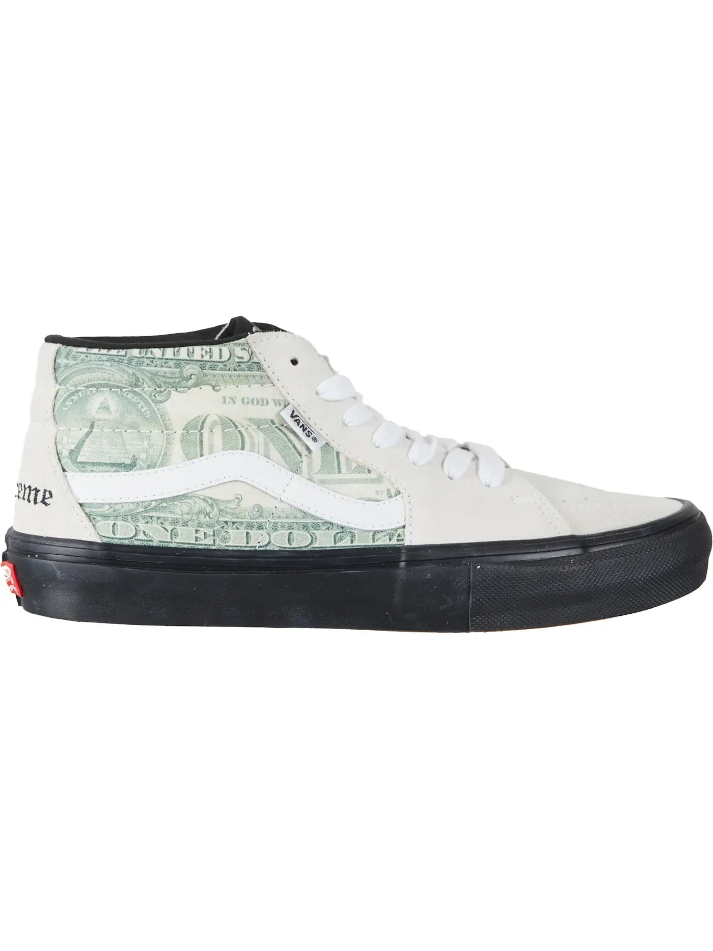 Мужские кроссовки Lifestyle Vans Skate Grosso Mid — изображение 1 из 3, бежевый/черный/зеленый