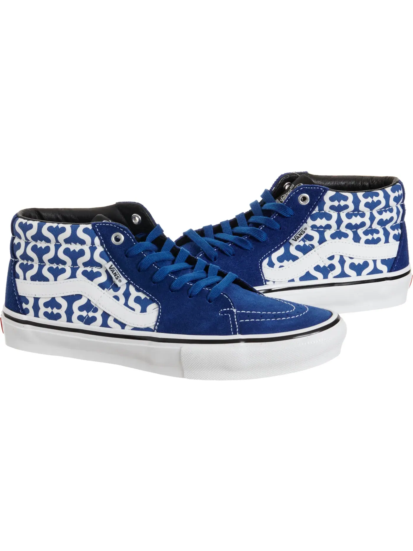 Мужские кроссовки с фирменным принтом Vans Skate Grosso Mid Vans — изображение 1 из 3, белый