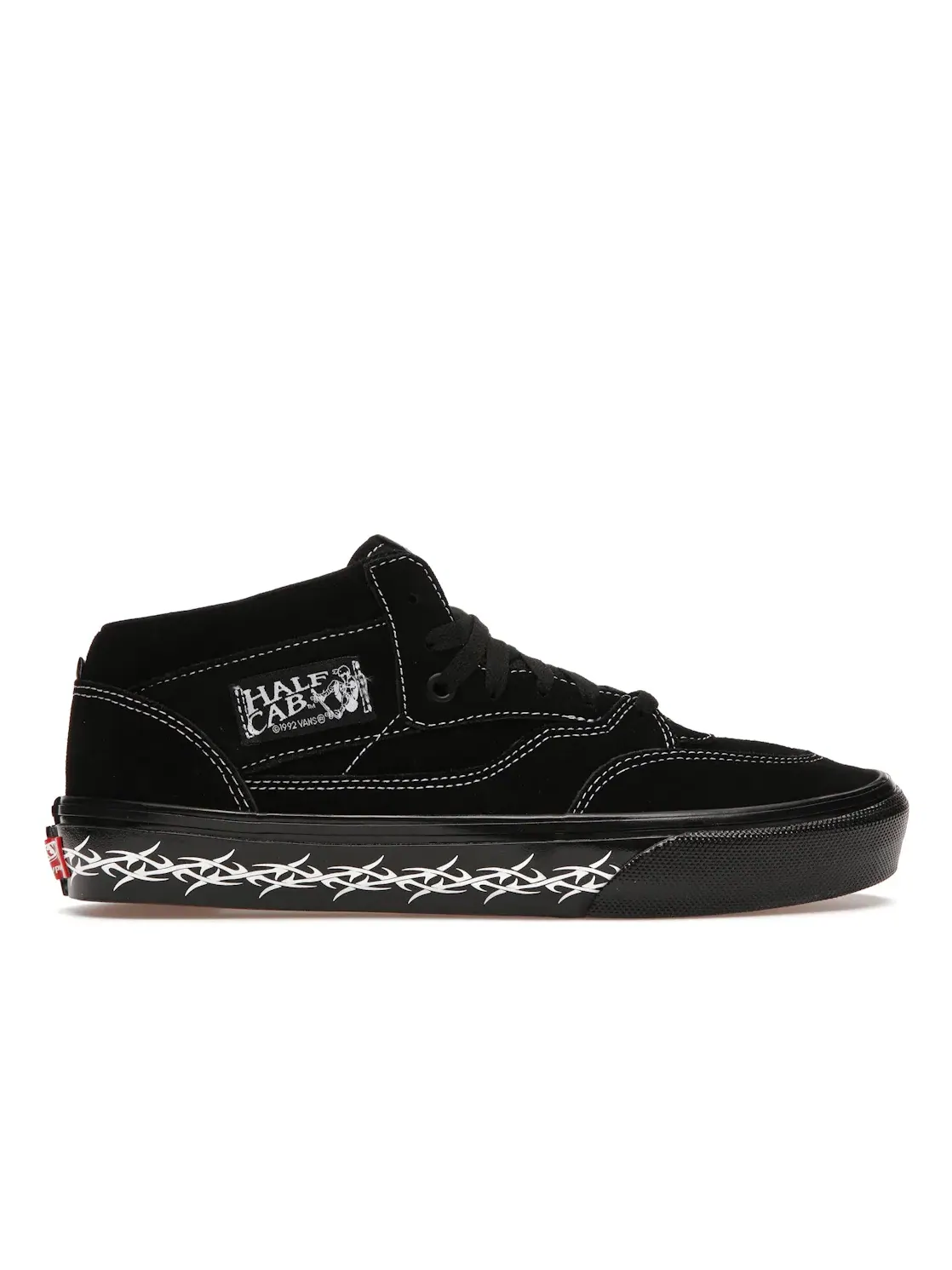 Мужские кроссовки с принтом Vans Skate Half Cab Vans — изображение 1 из 4, черный/черный