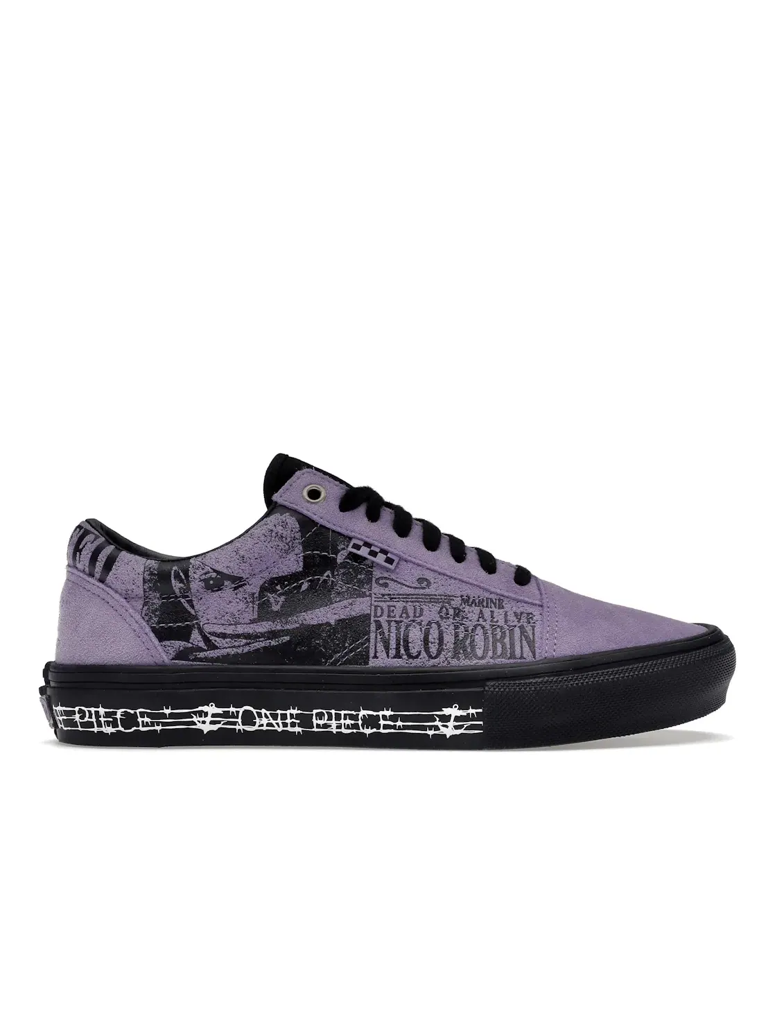 Мужские кроссовки с принтом Vans Skate Old Skool — изображение 1 из 4, фиолетовый/черный/белый