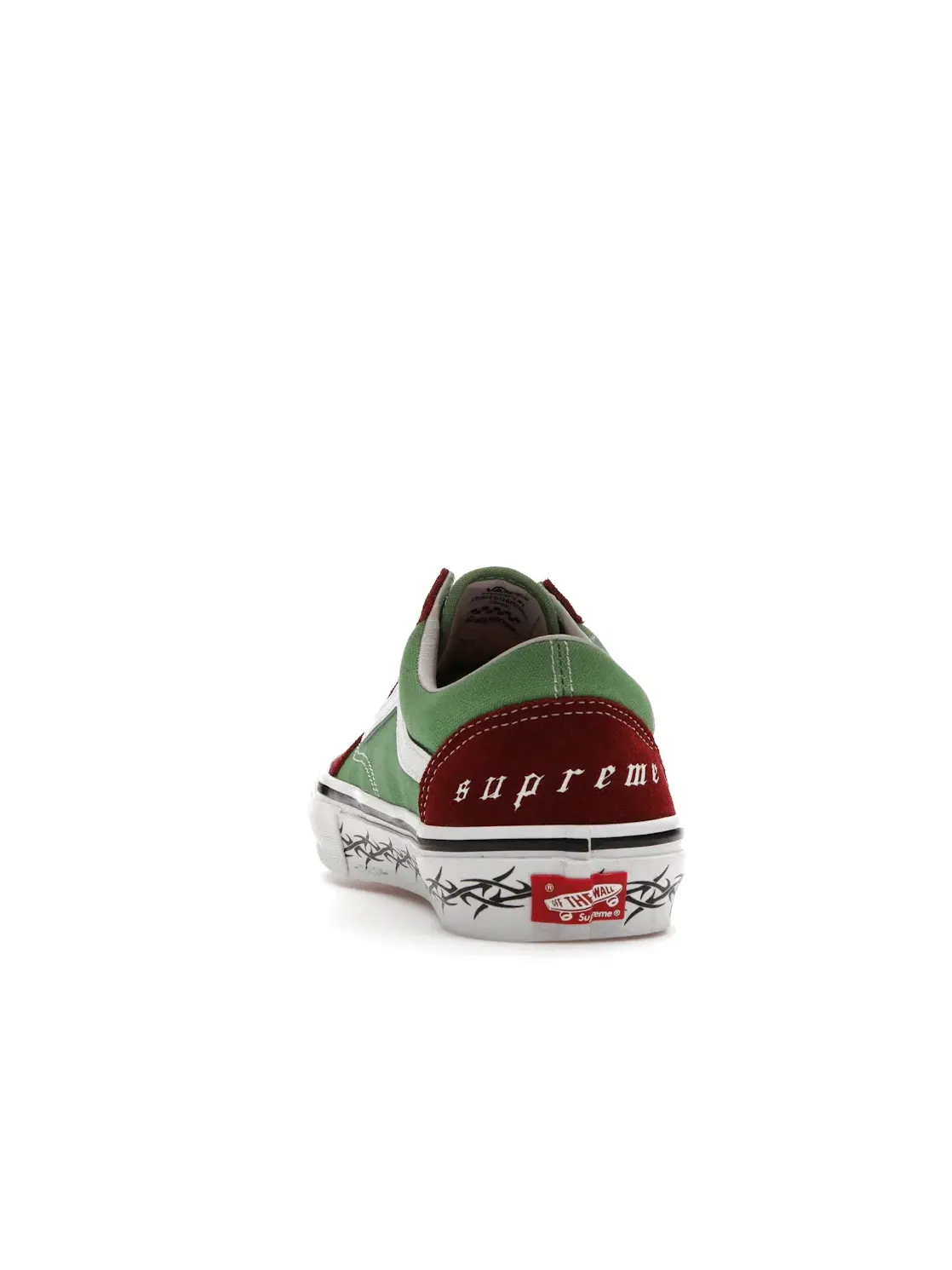 Мужские кроссовки с принтом Vans Skate Old Skool — изображение 4 из 4, зеленый/красный/белый