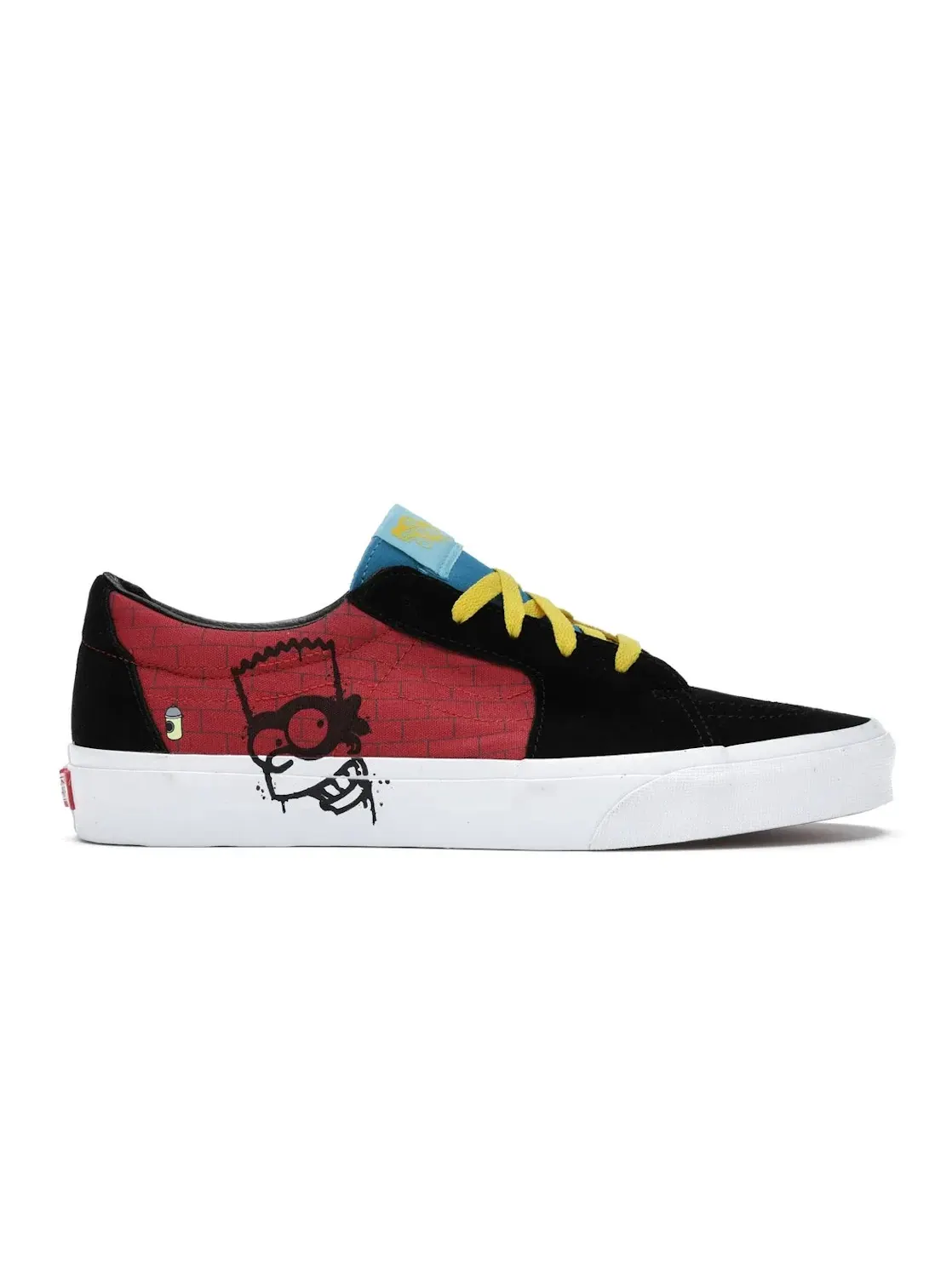 Мужские кроссовки с принтом Vans Sk8-Low — изображение 1 из 4, красный/черный