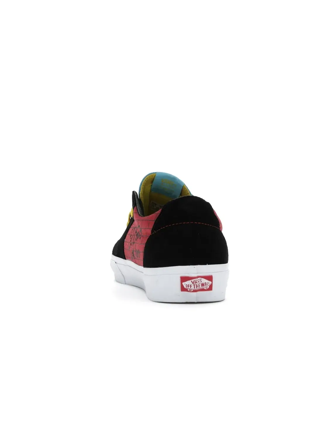 Мужские кроссовки с принтом Vans Sk8-Low — изображение 4 из 4, красный/черный