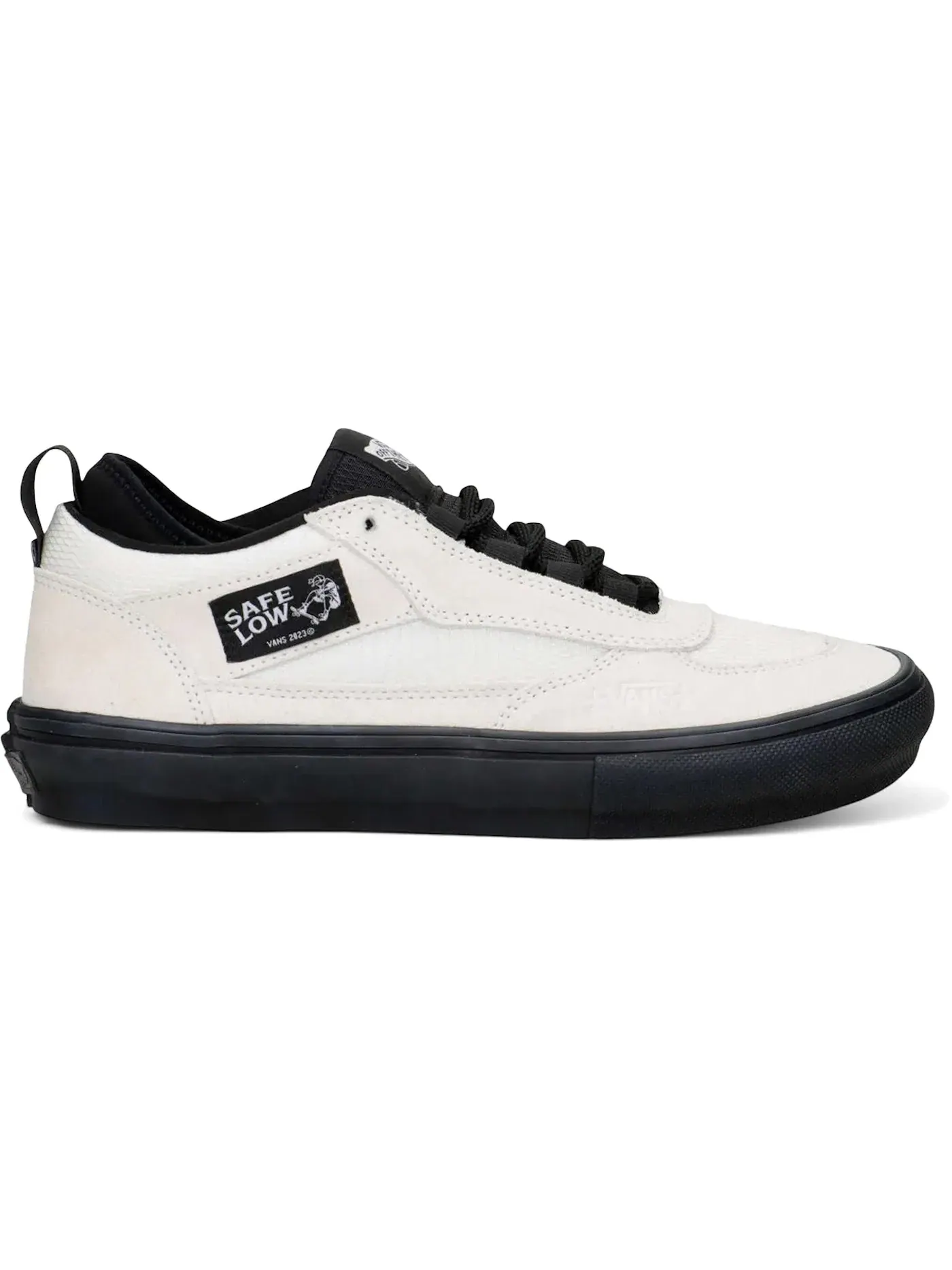 Мужские кроссовки Lifestyle с принтом Vans Skate Safe Low Vans — изображение 1 из 1, белый/черный