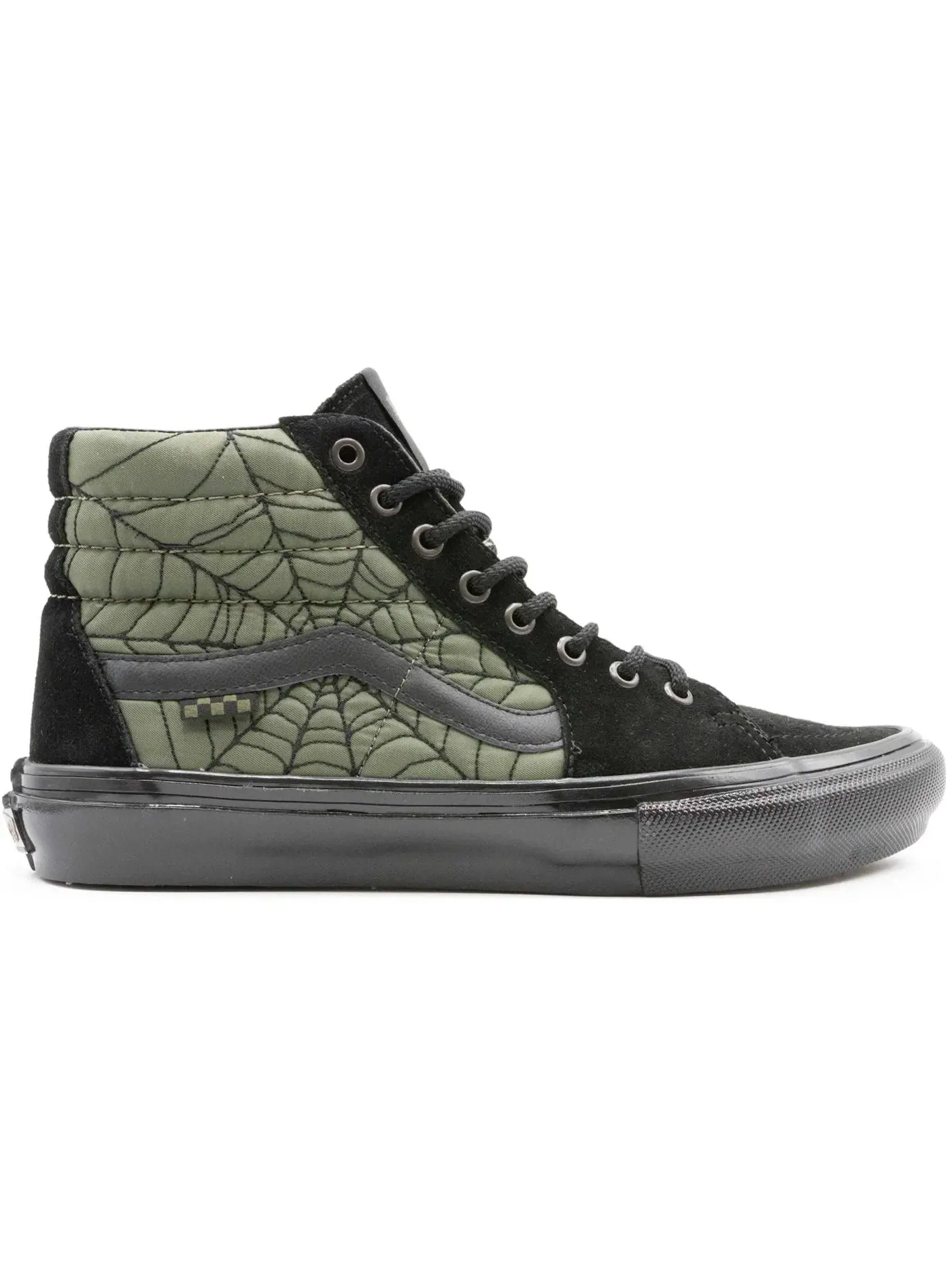 Мужские кроссовки высокие с принтом Vans Skate Sk8-Hi — изображение 1 из 1, черный