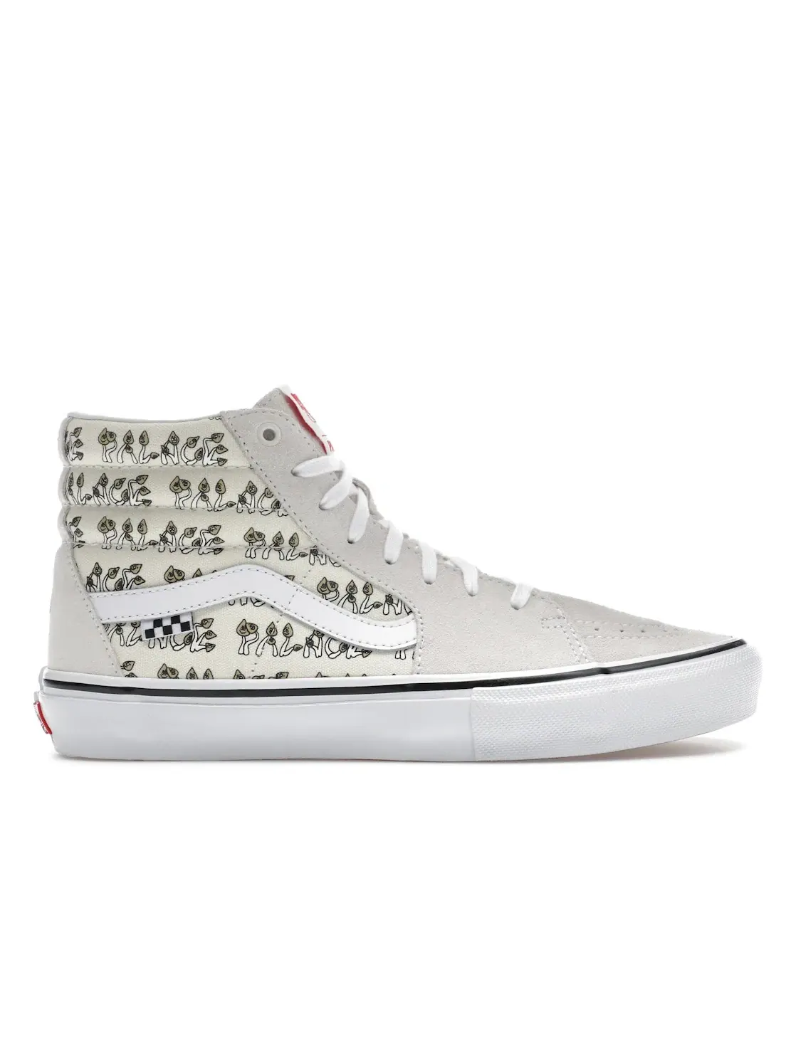 Мужские кеды Vans Skate Sk8-Hi Palace Shroom Pack Marshmallow — изображение 1 из 4, белый