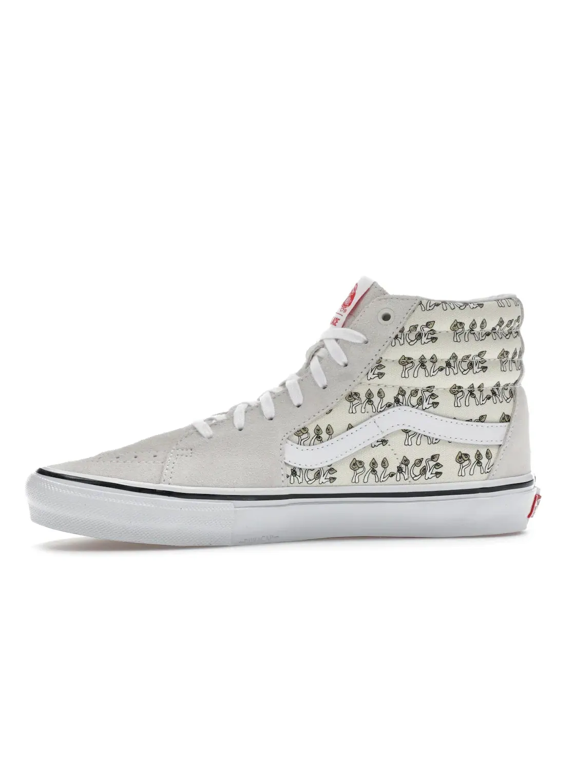 Мужские кеды Vans Skate Sk8-Hi Palace Shroom Pack Marshmallow — изображение 3 из 4, белый