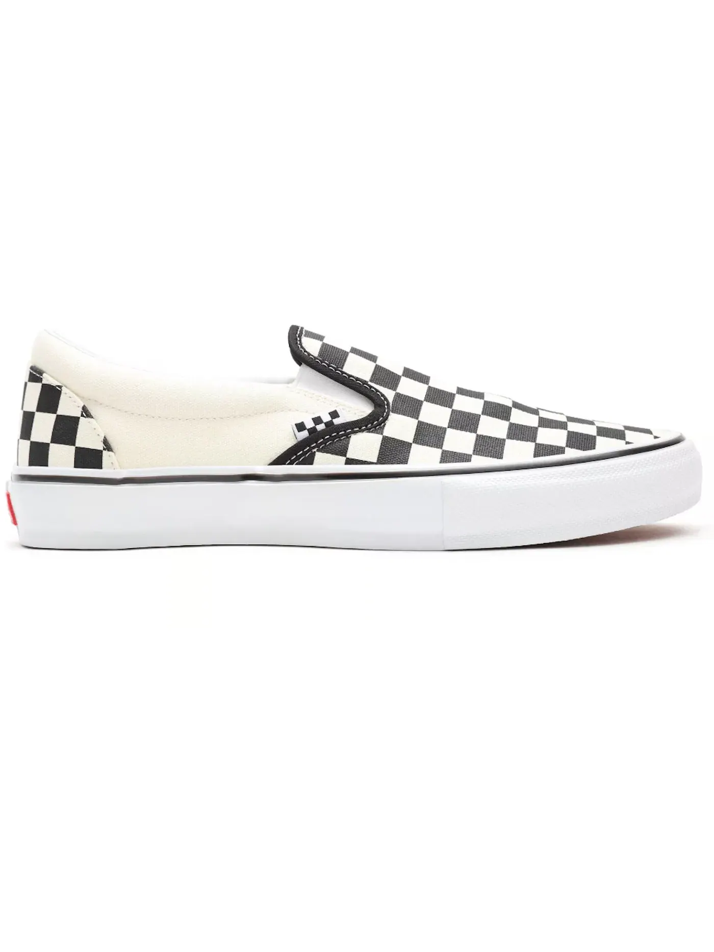 Мужские кеды с принтом Vans Skate Slip-On — изображение 1 из 1, черный/белый