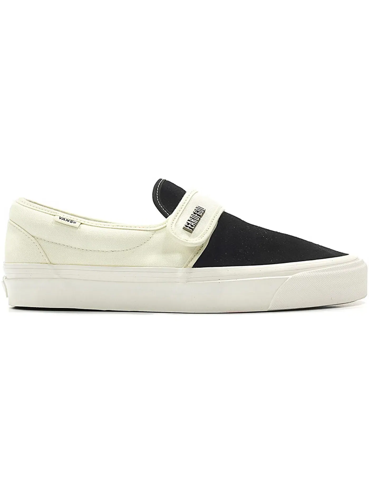 Мужские кеды-слипоны с липучкой Fear of God Vans Slip-On 47 V DX — изображение 1 из 1, черный/белый