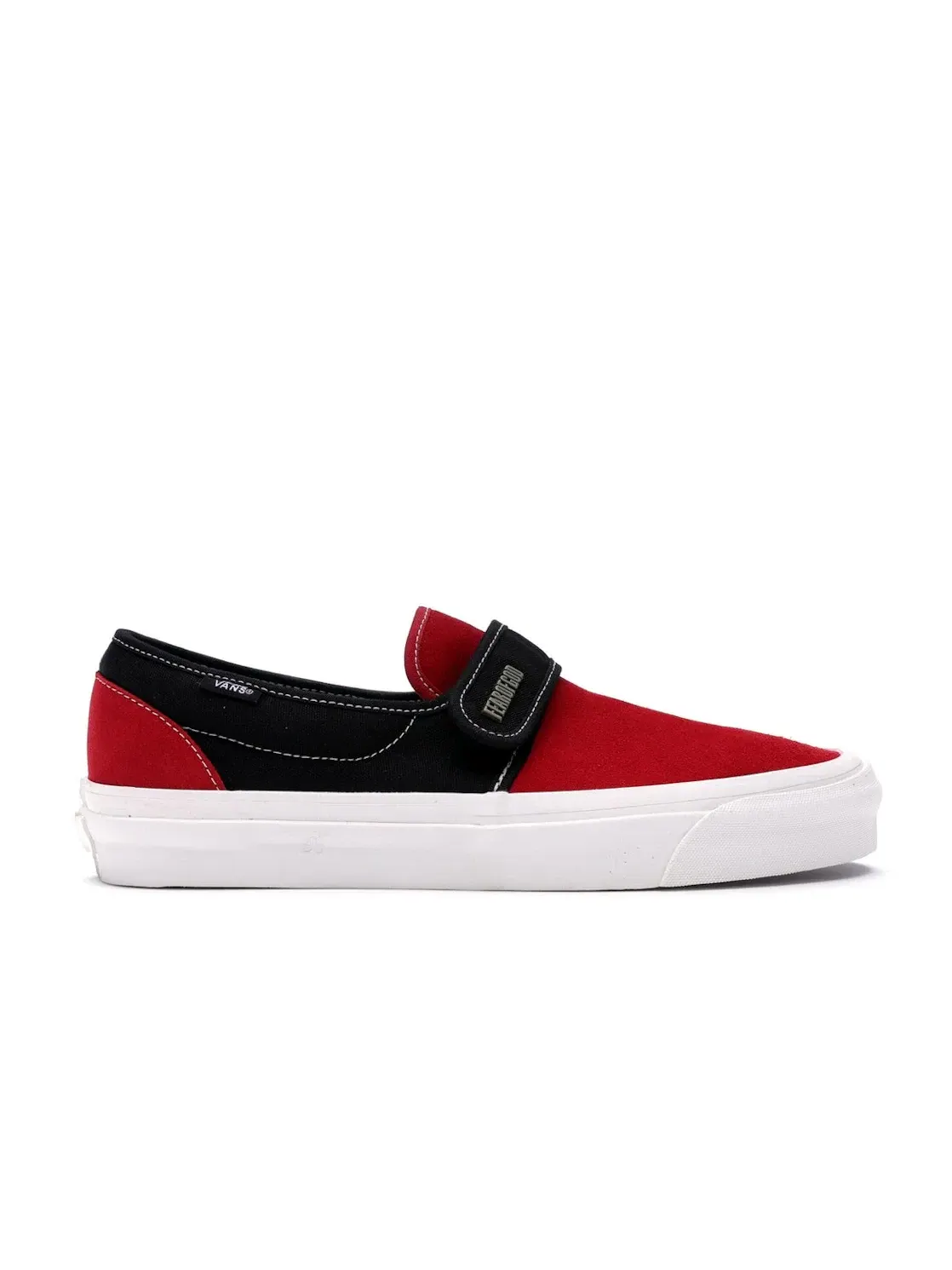 Мужские кеды-слипоны с принтом Vans Slip-On 47 V DX Fear of God — изображение 1 из 4, красный/черный