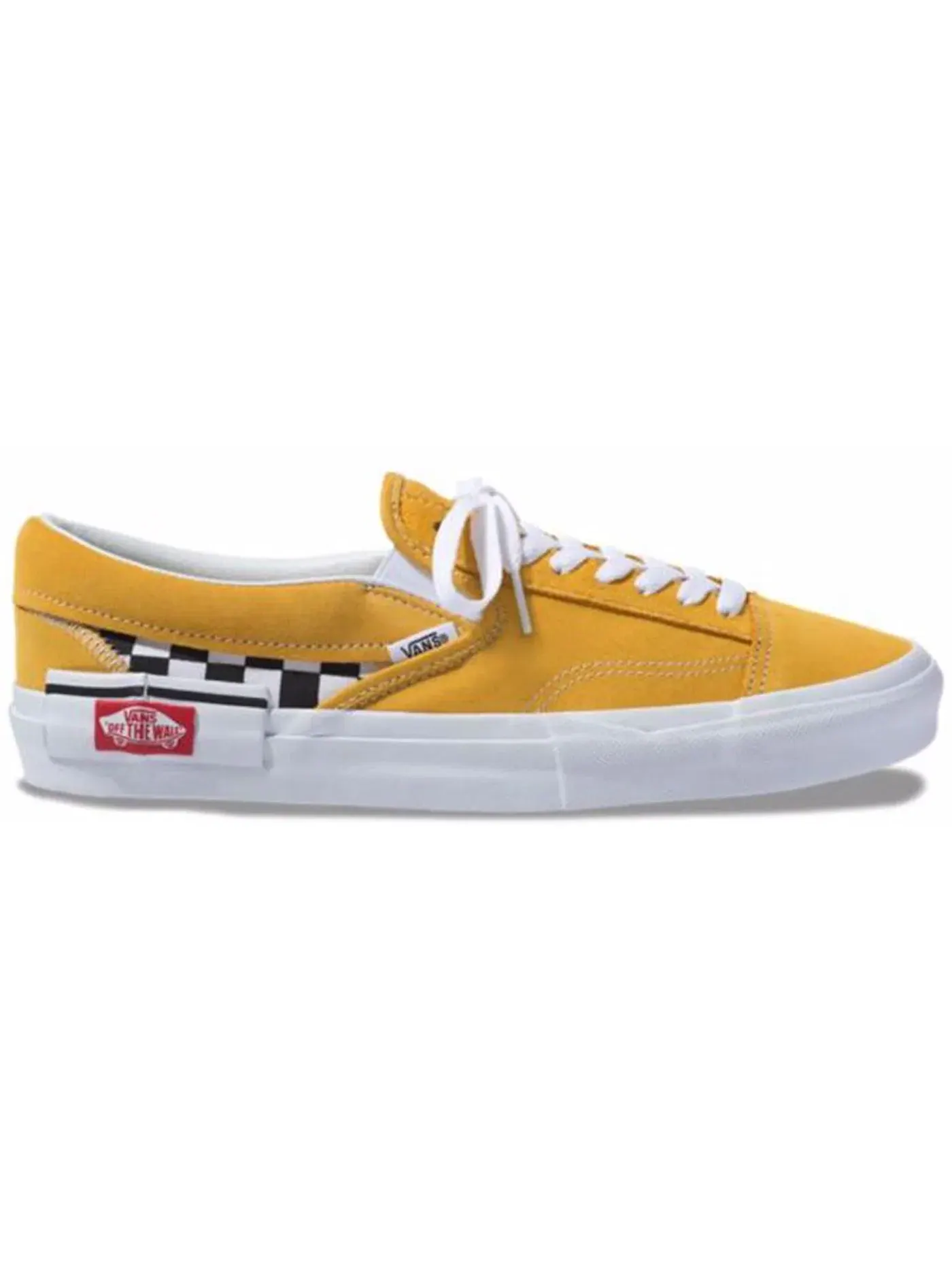 Мужские кеды без шнурков Vans Slip-On Cap — изображение 1 из 1, желтый/белый