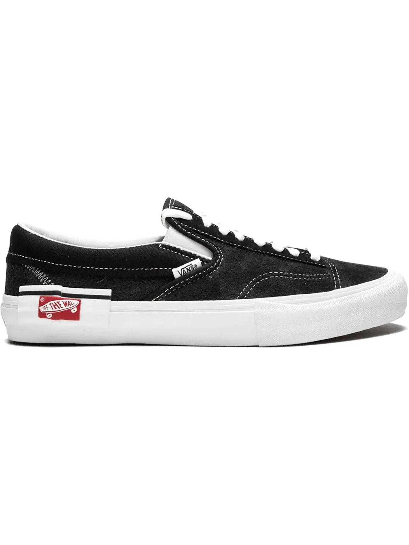 Женские кеды Lifestyle Vans Slip-On Cap LX — изображение 1 из 1, черный/белый