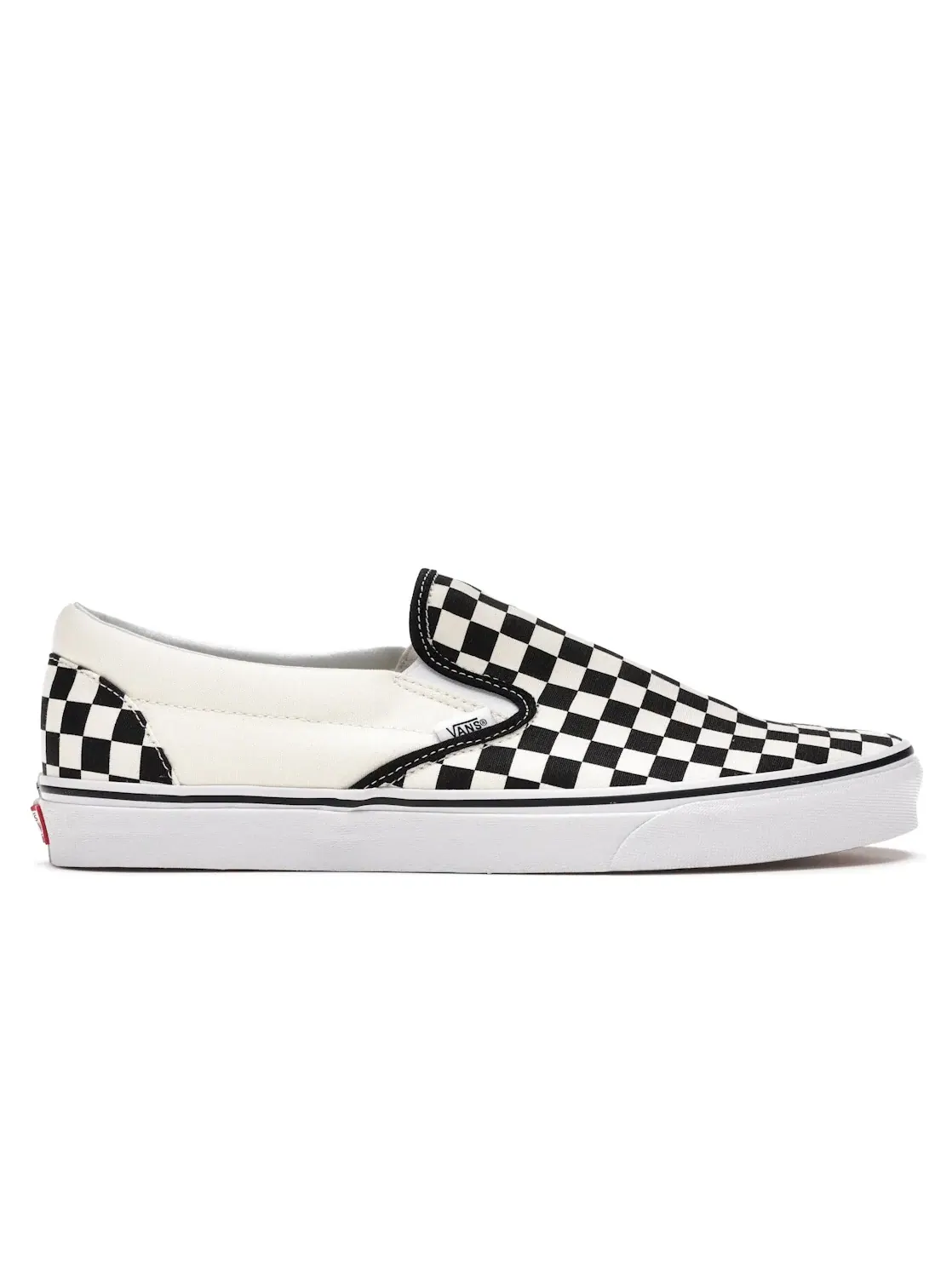 Мужские кеды-слипоны с принтом Vans Slip-On Vans — изображение 1 из 4, черный/белый