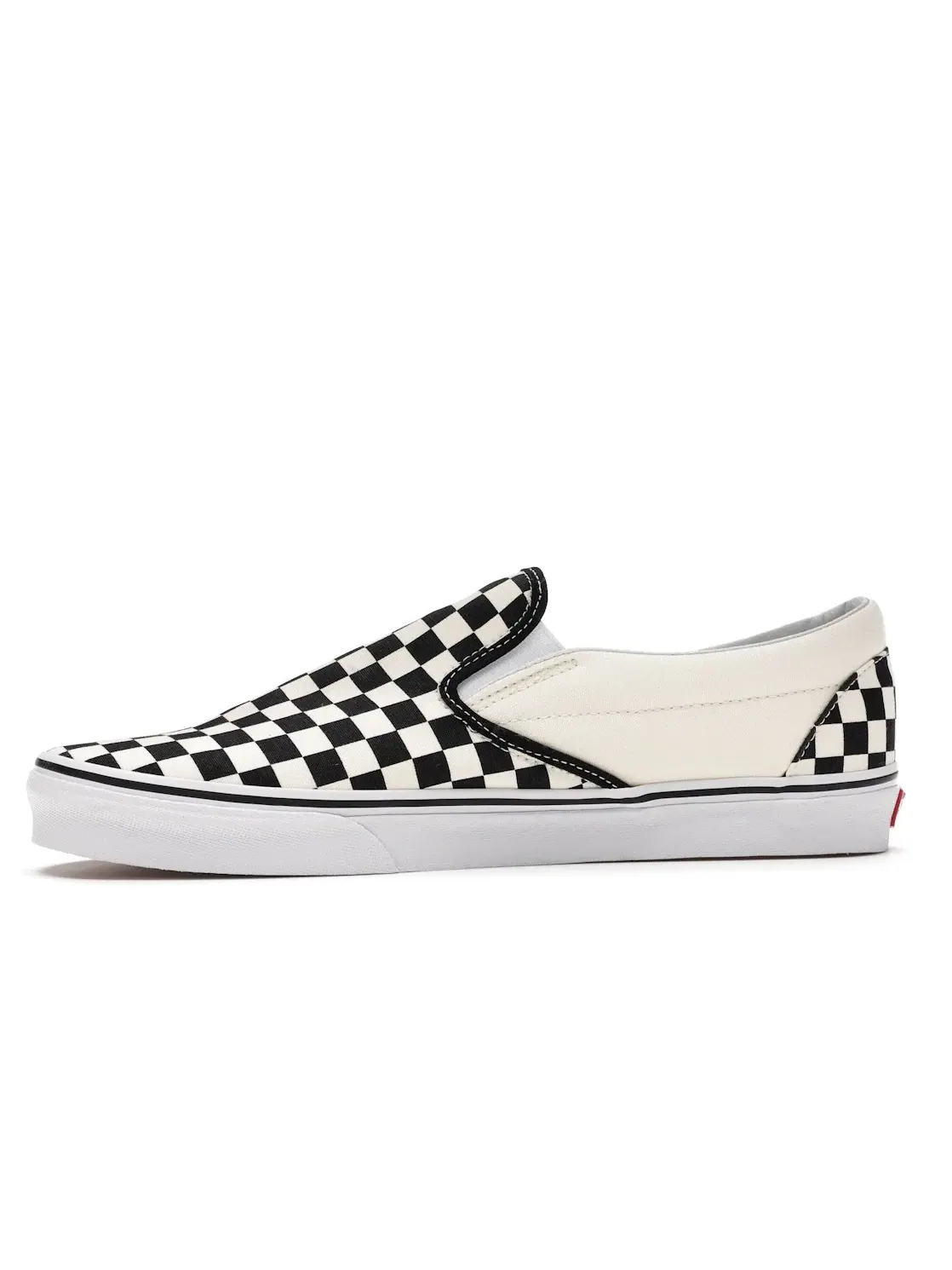 Мужские кеды-слипоны с принтом Vans Slip-On Vans — изображение 3 из 4, черный/белый